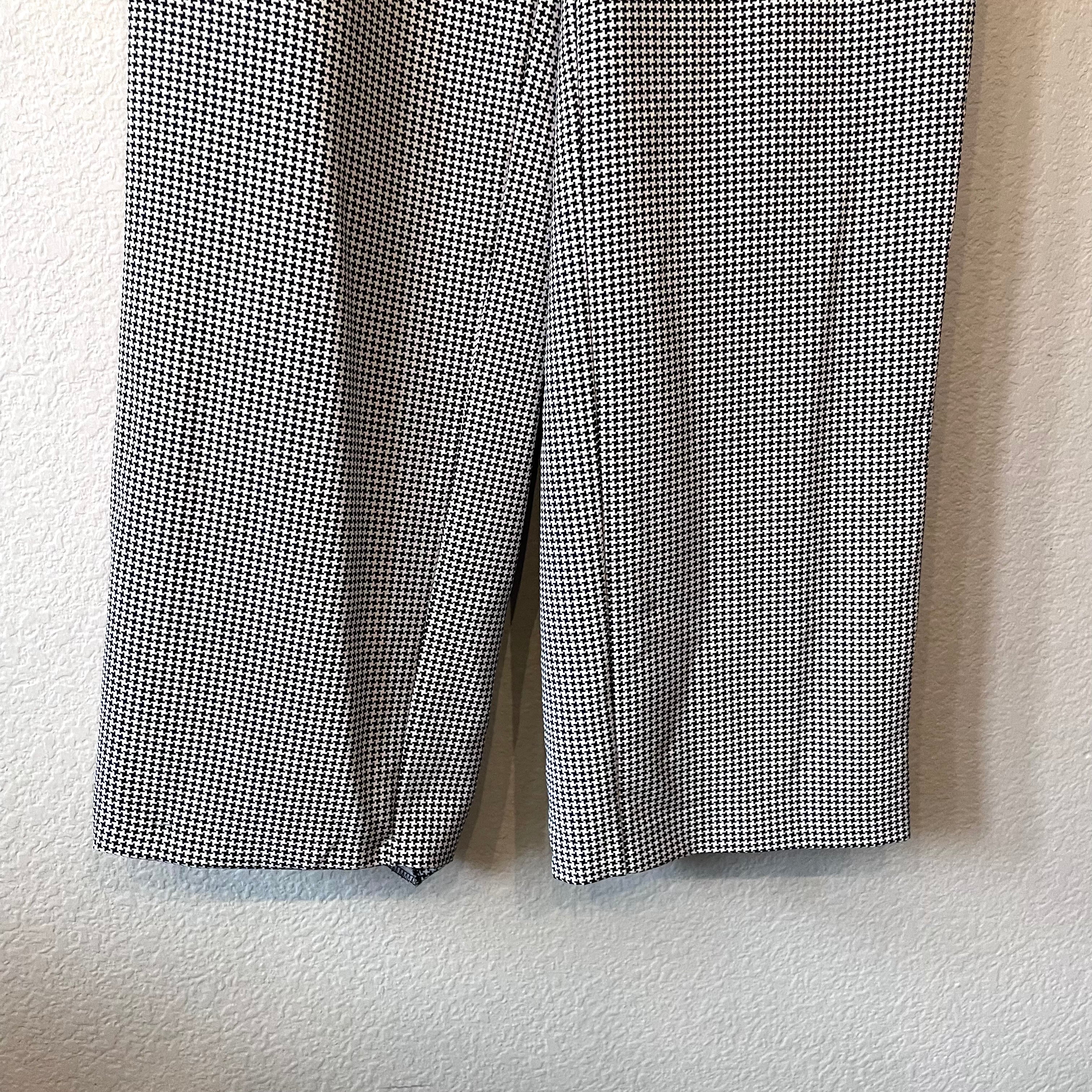 Houndstooth Snap Pants