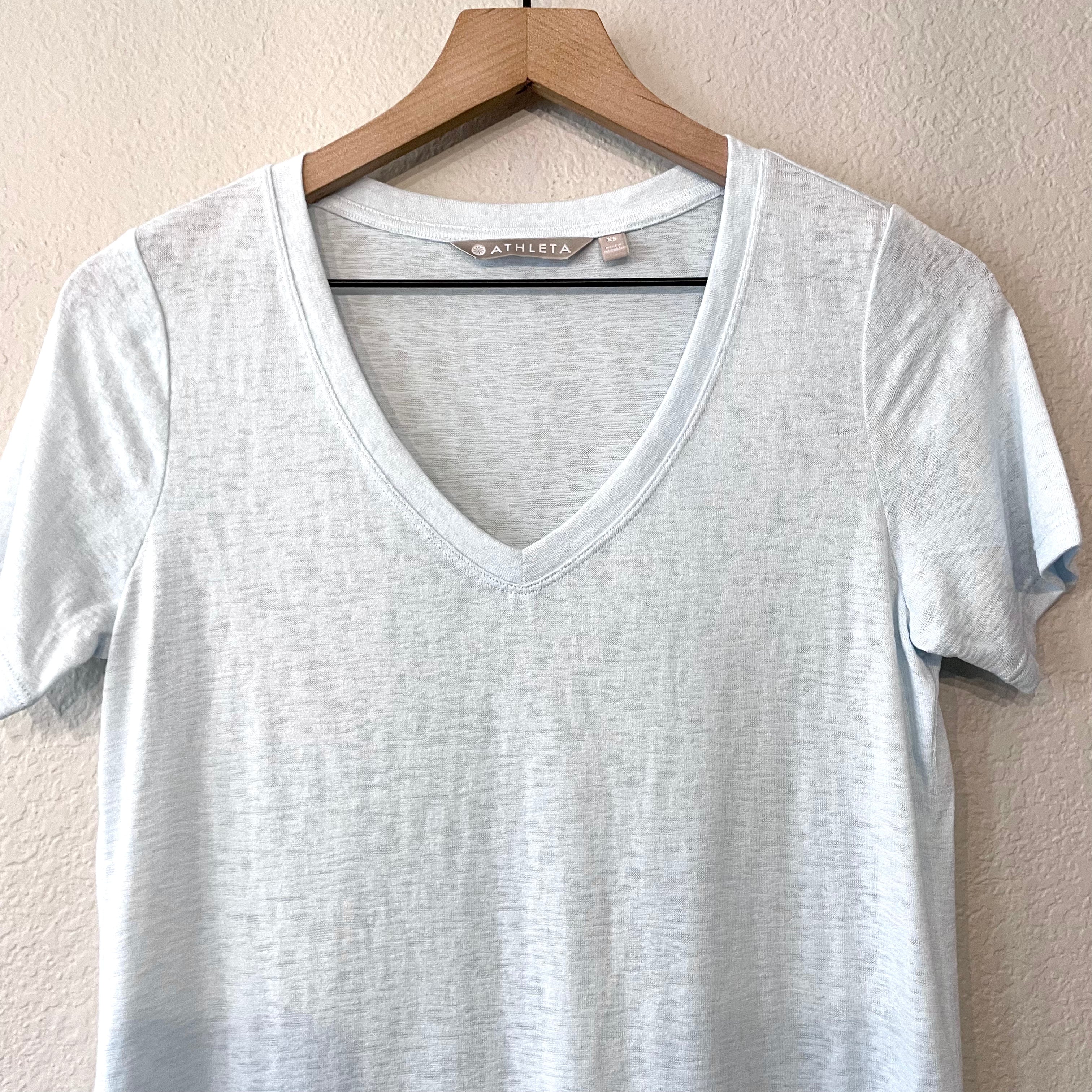 V-Neck Knit Tee