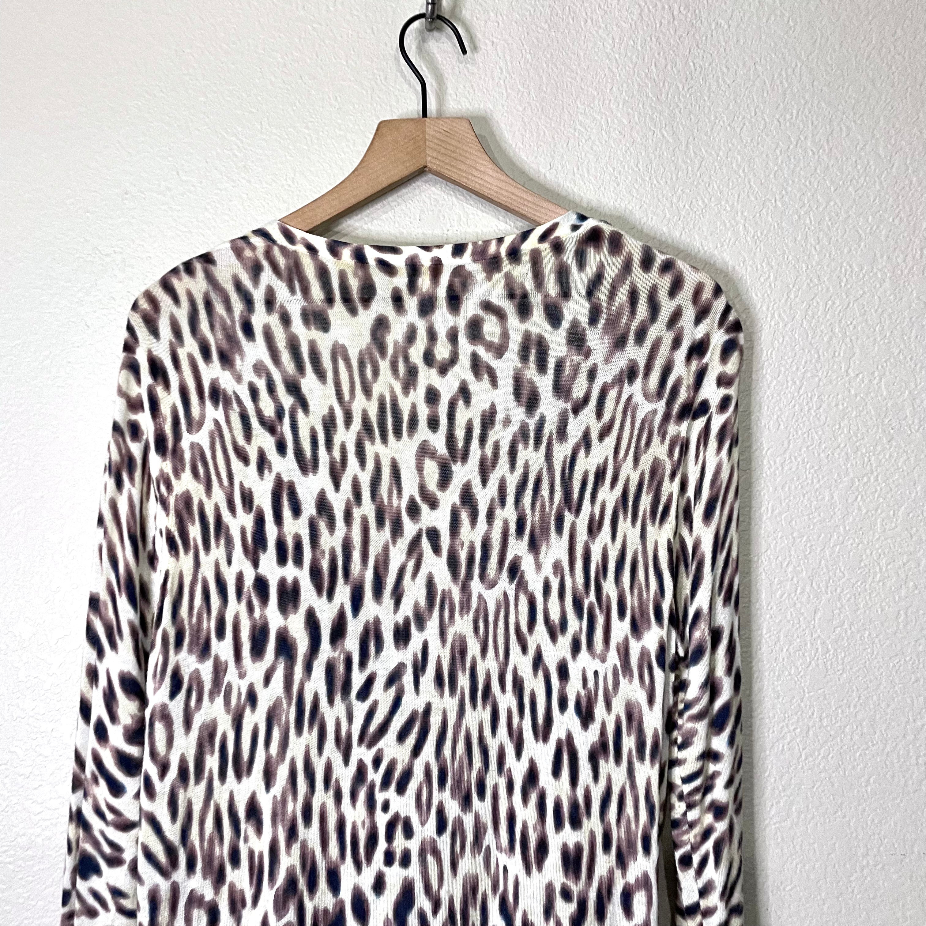 Leopard Print Cardigan