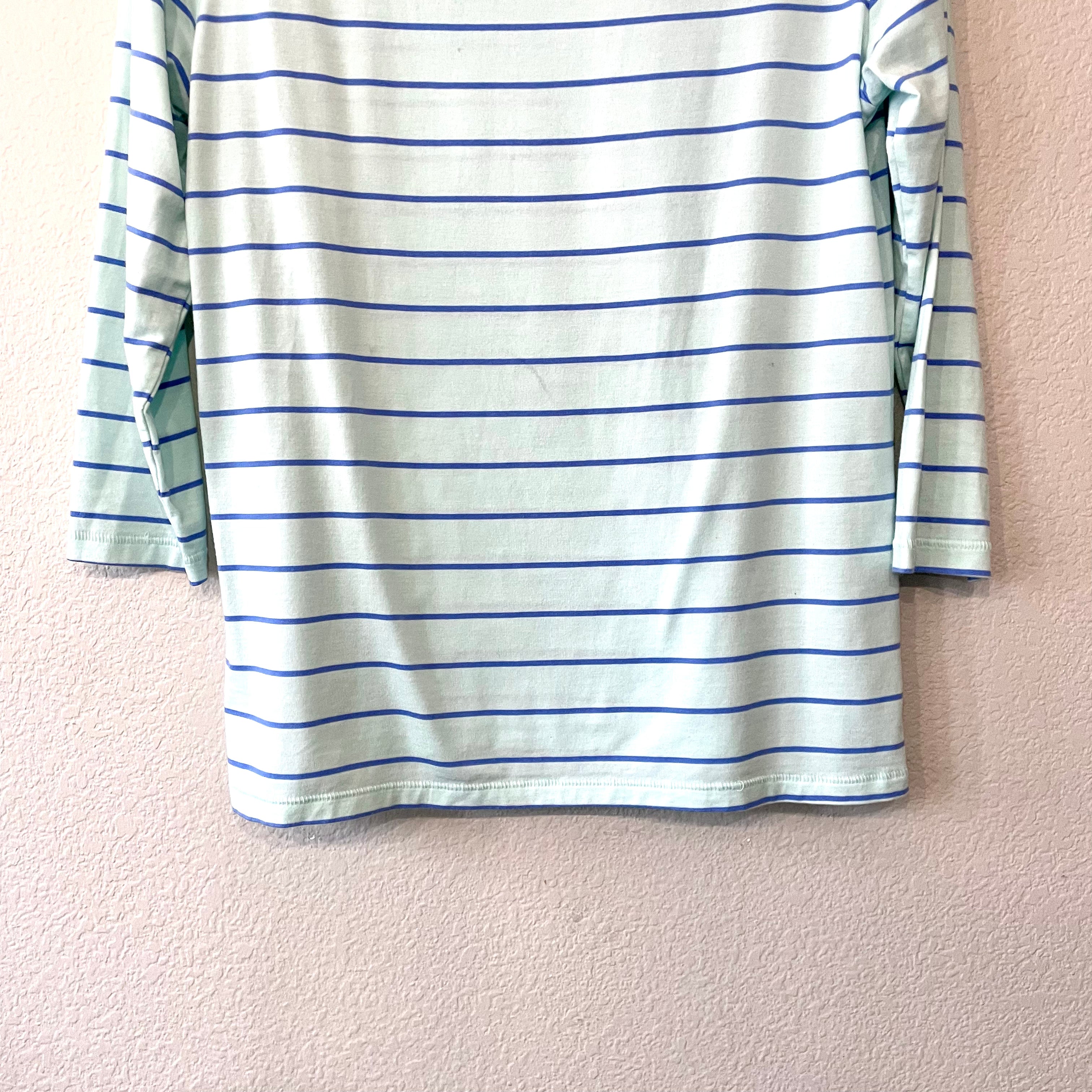 Striped Wide Neck Tee