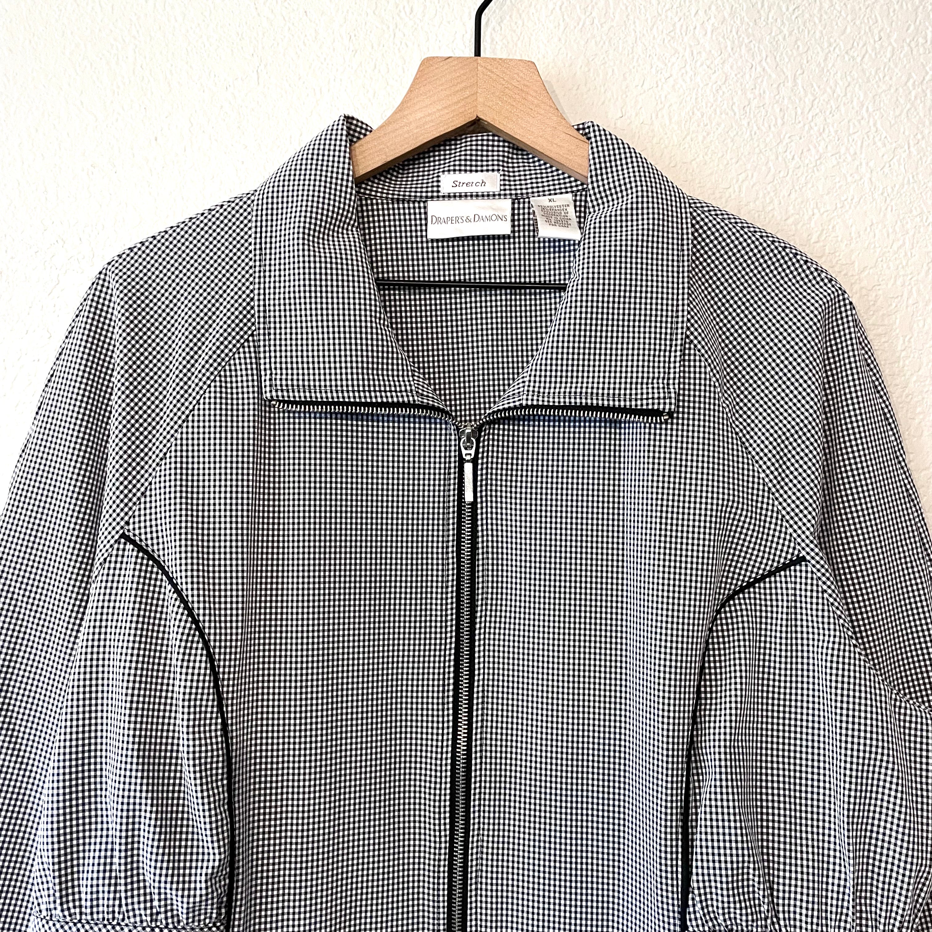 Gingham Windbreaker