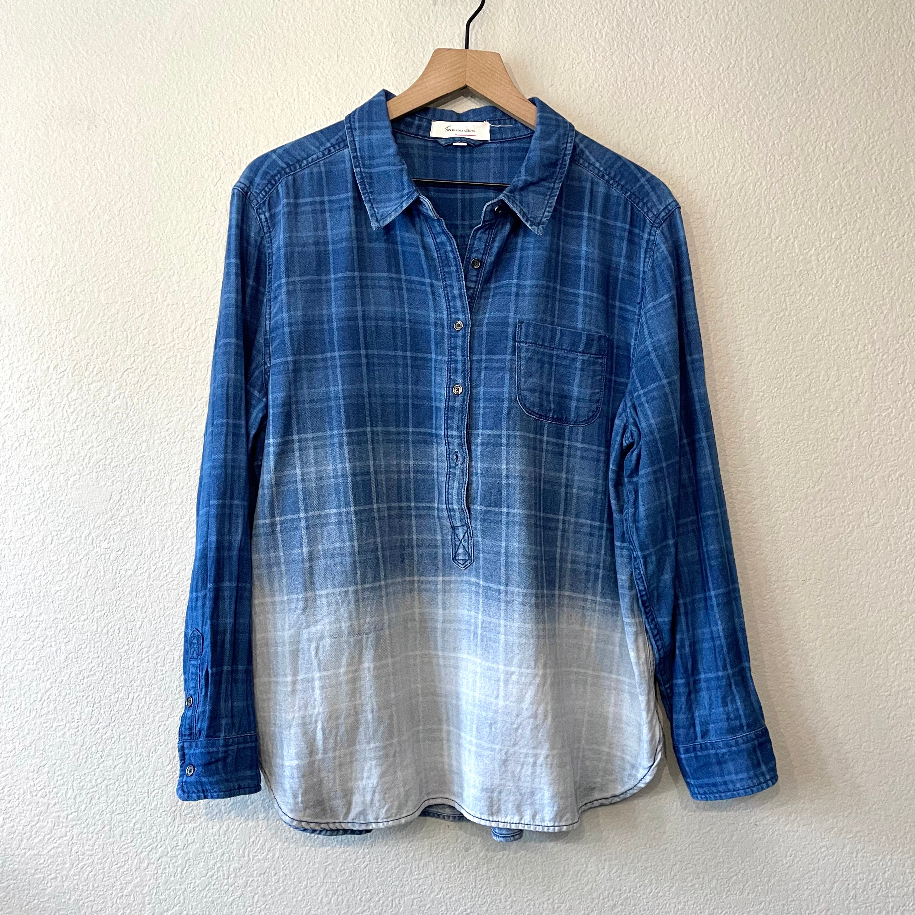 Plaid Ombré Popover Top