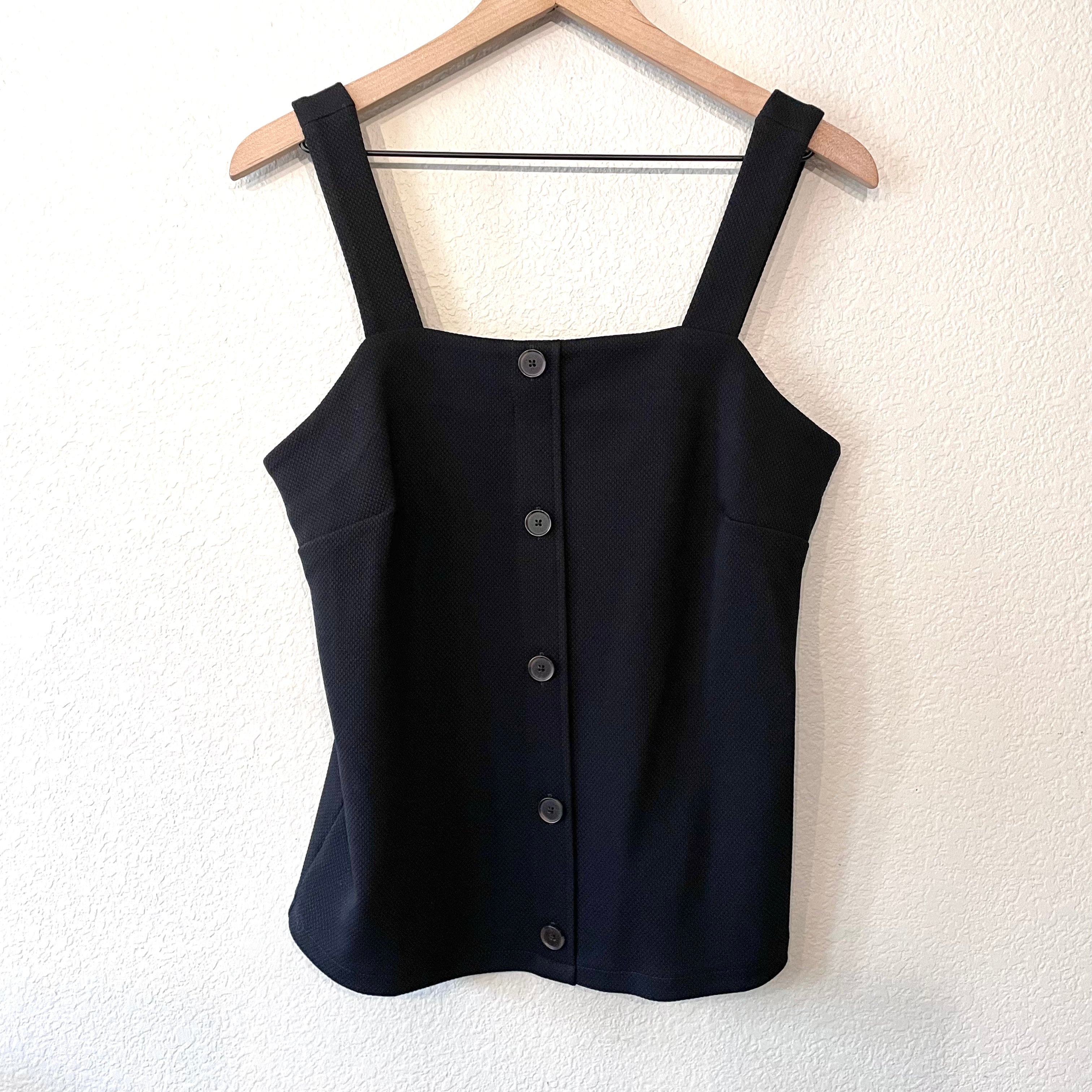 Button Front Tank Top