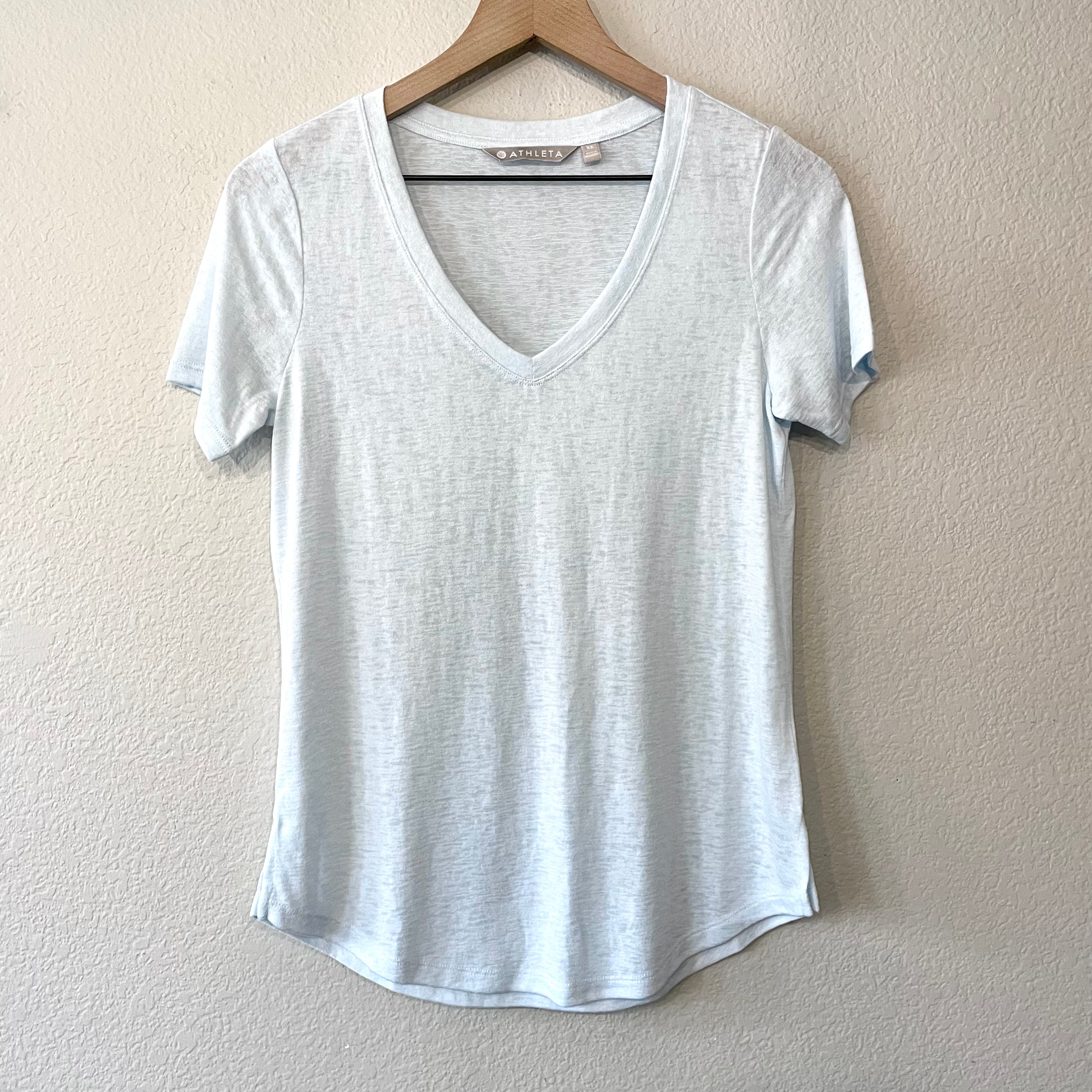 V-Neck Knit Tee