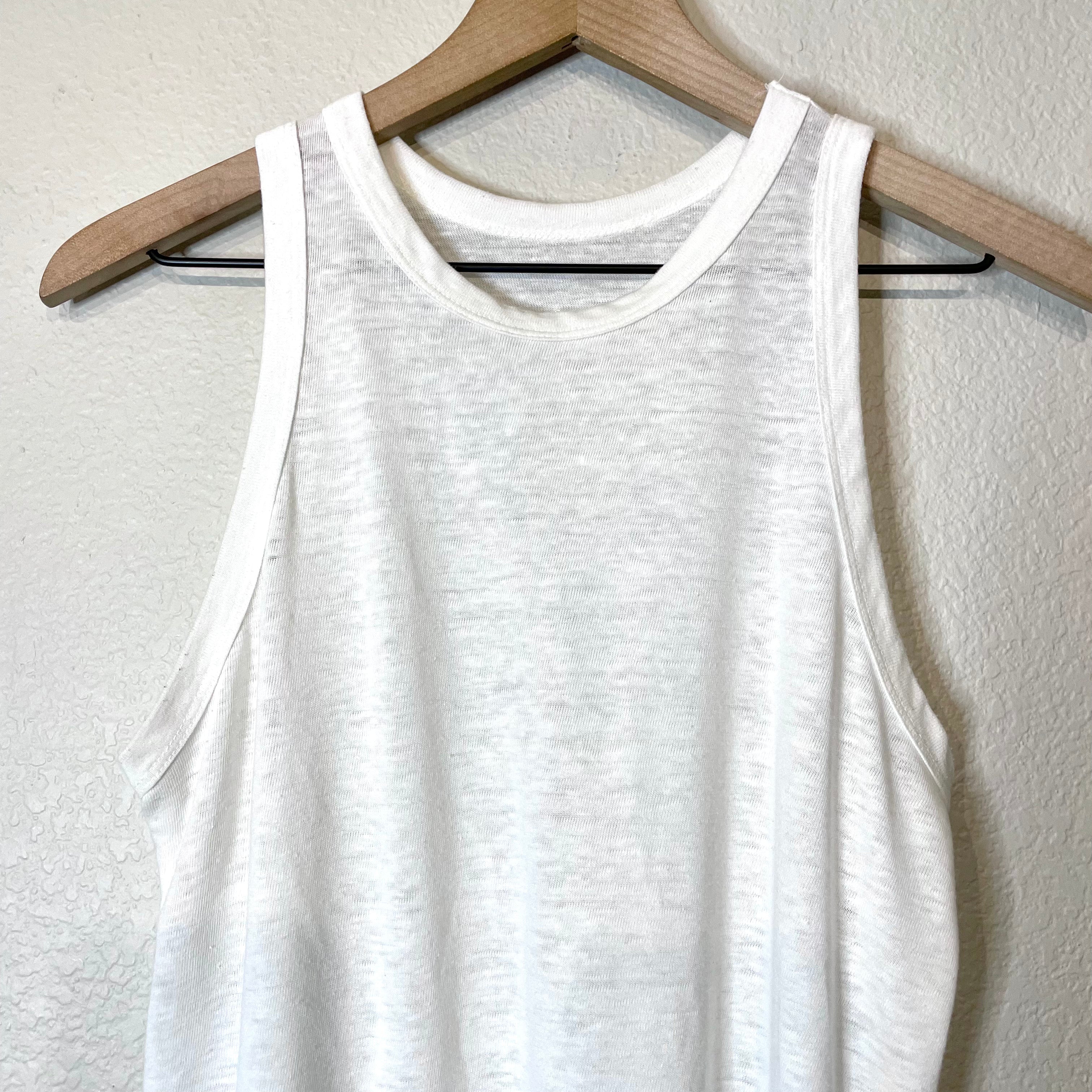 Linen Blend Tank Top