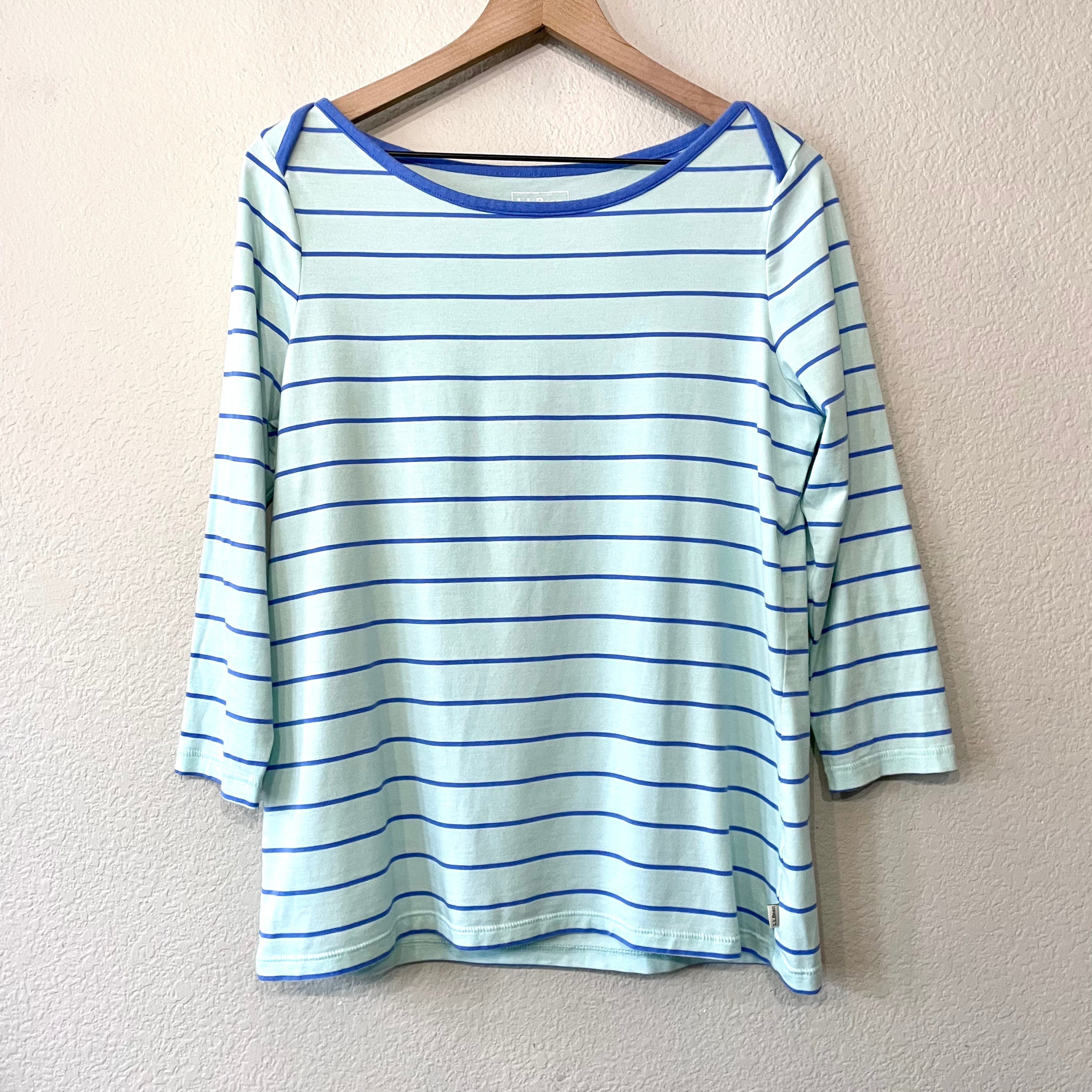 Striped Wide Neck Tee