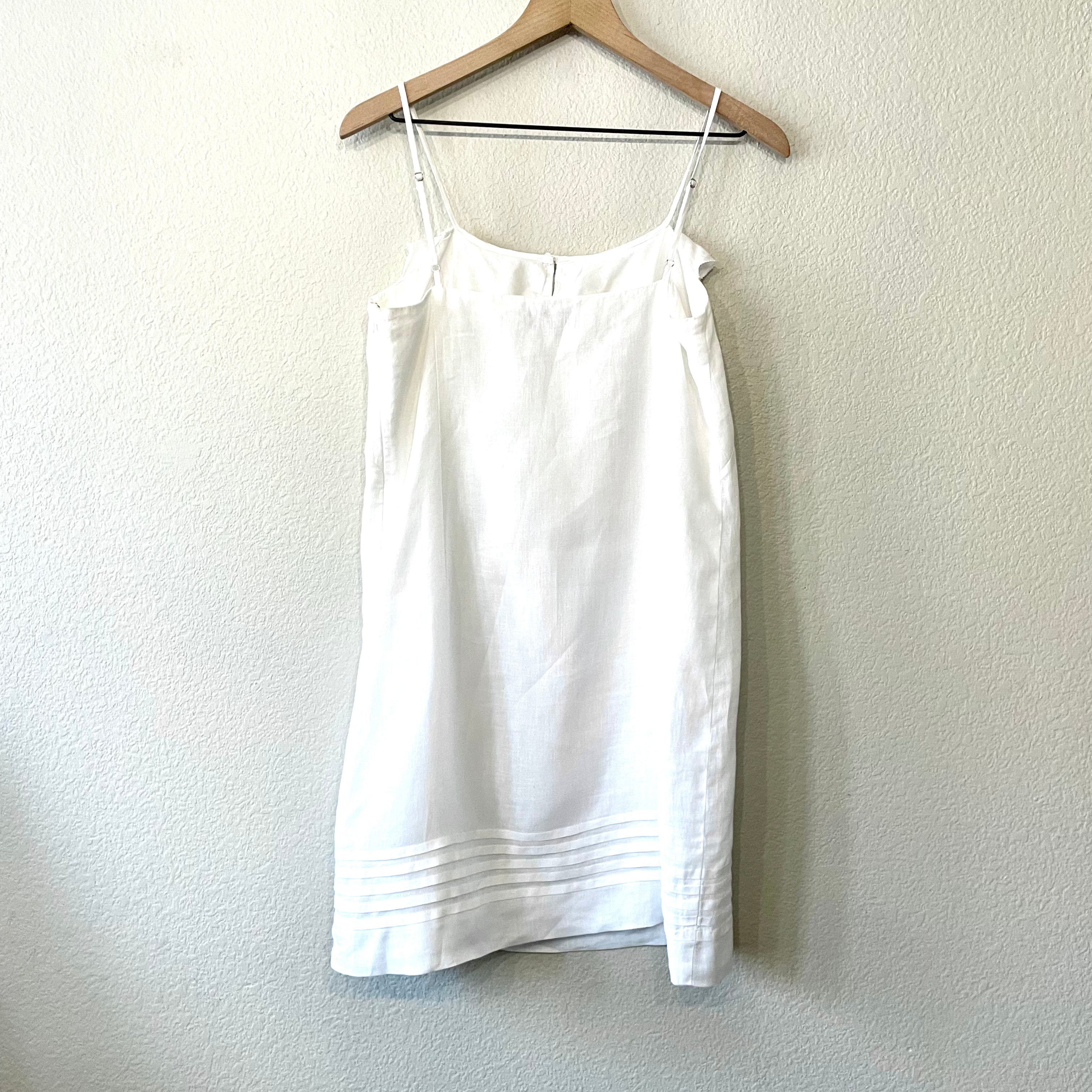 Spaghetti Strap Linen Dress