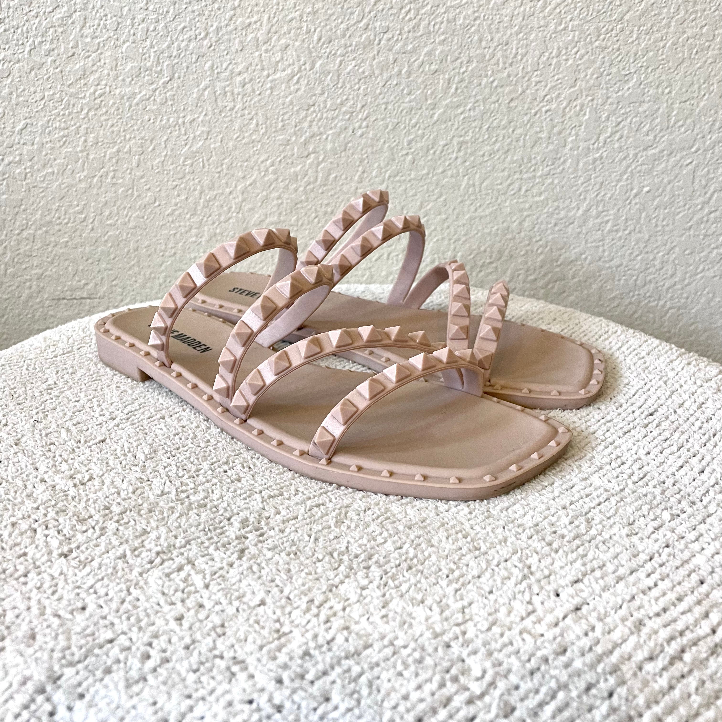 Studded Jelly Sandal