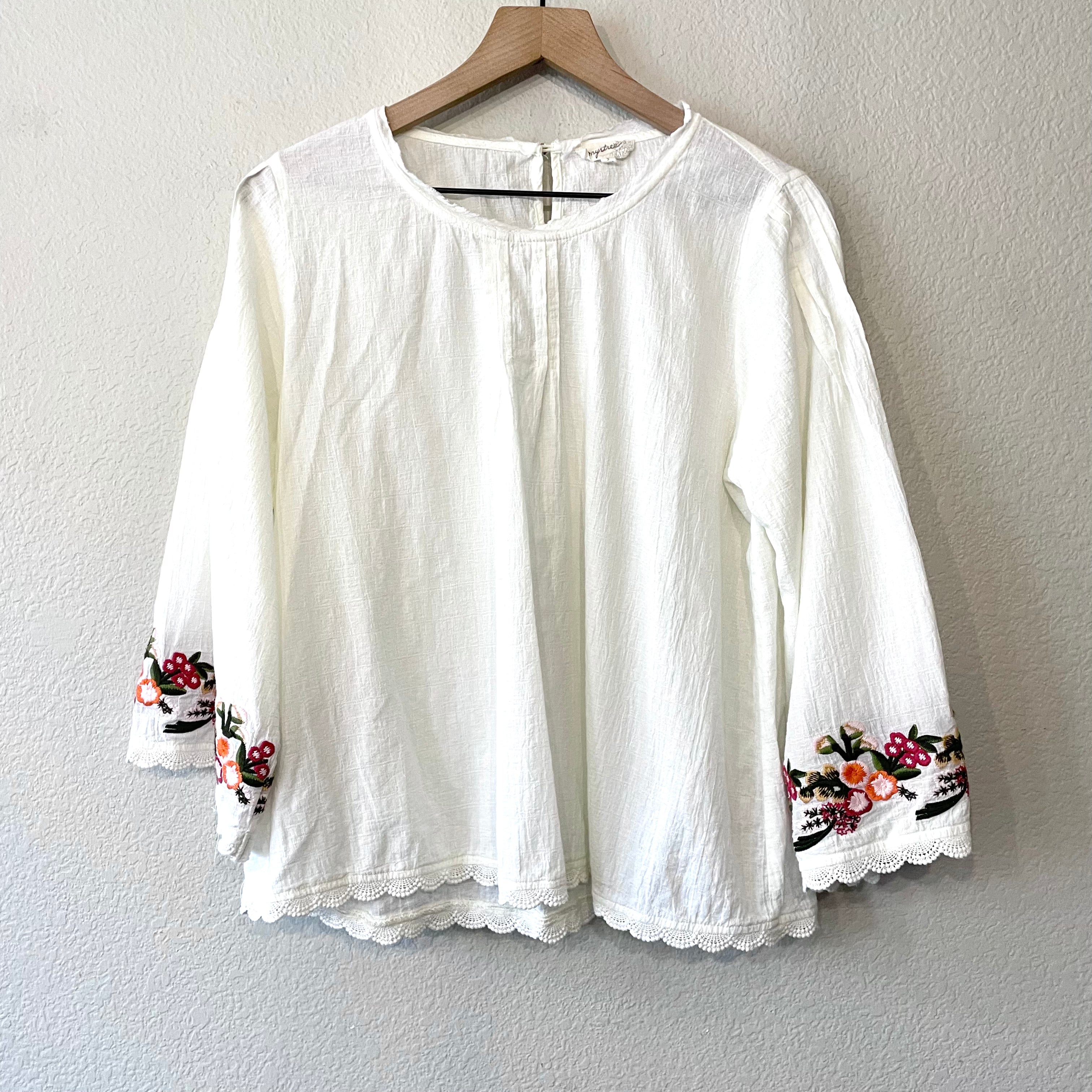 Floral Flare Sleeve Top