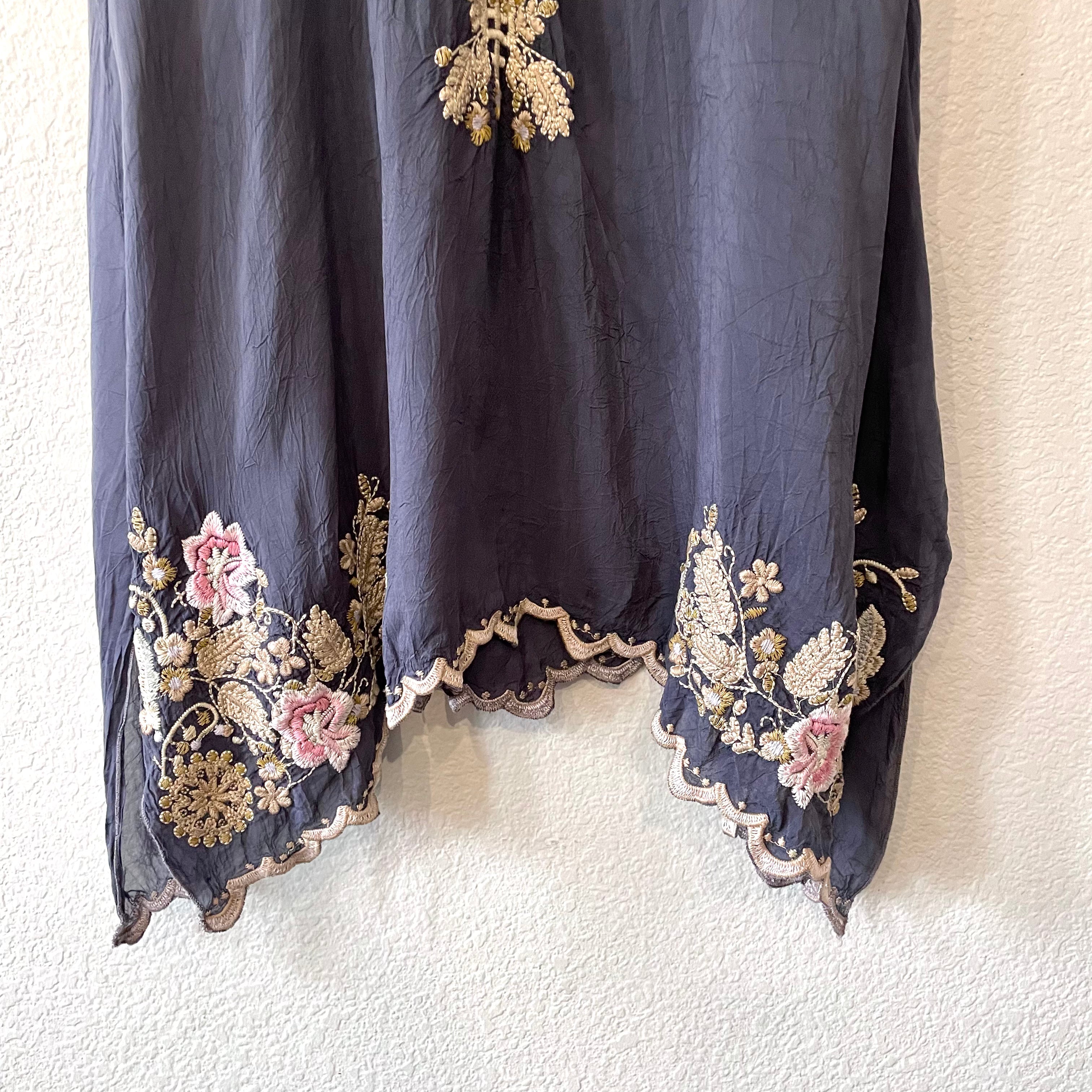 Floral Embroidered Tunic