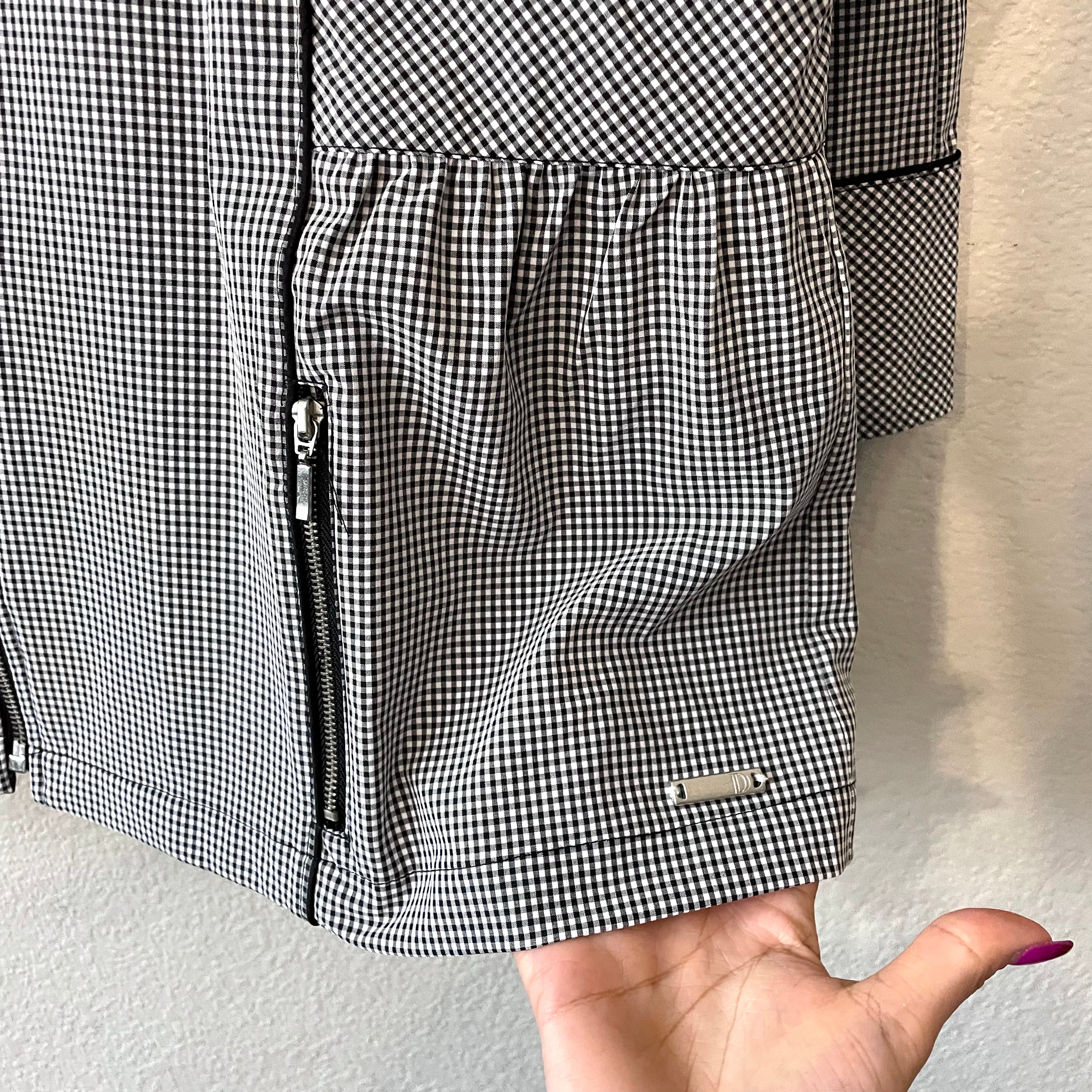 Gingham Windbreaker