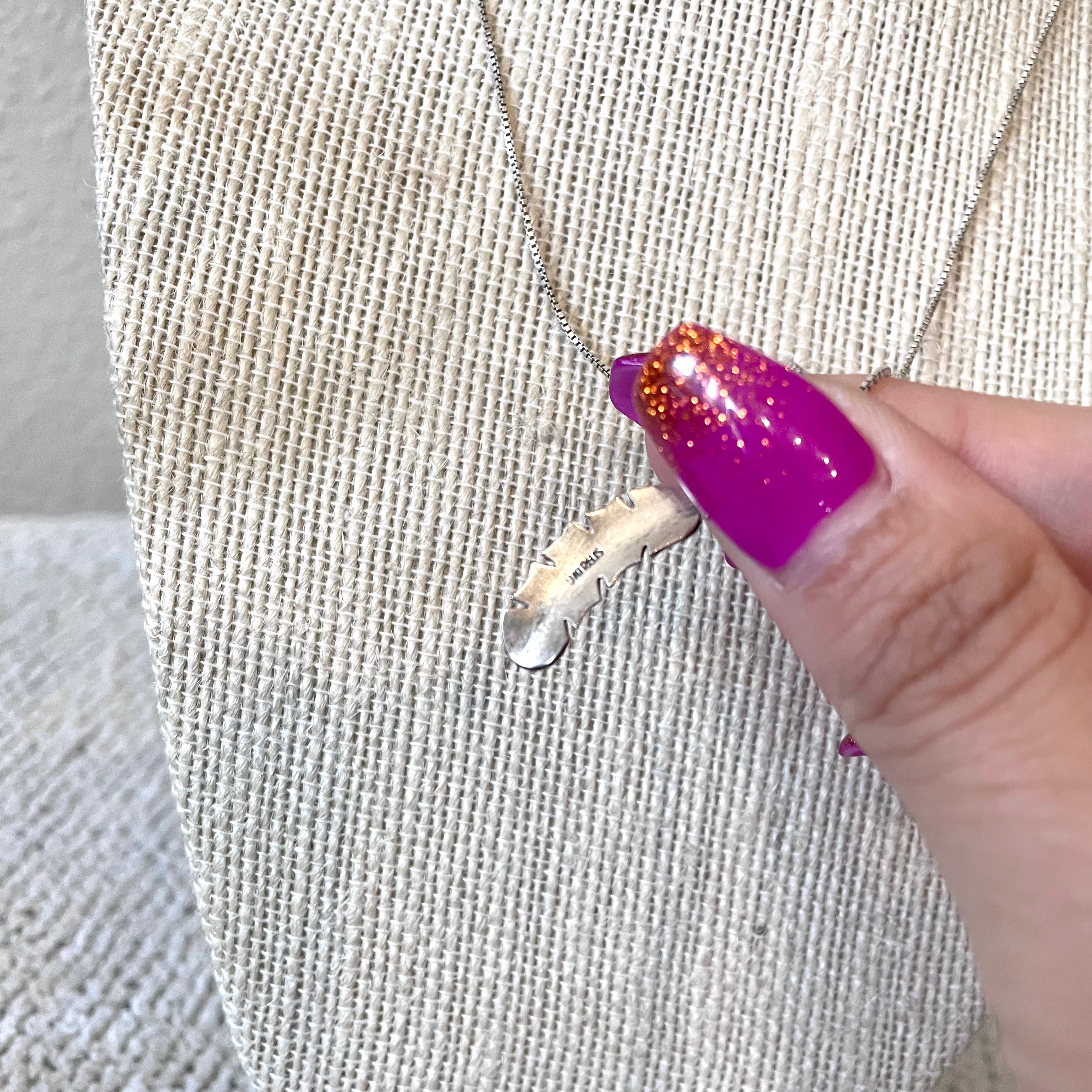 Sterling Silver Feather Set