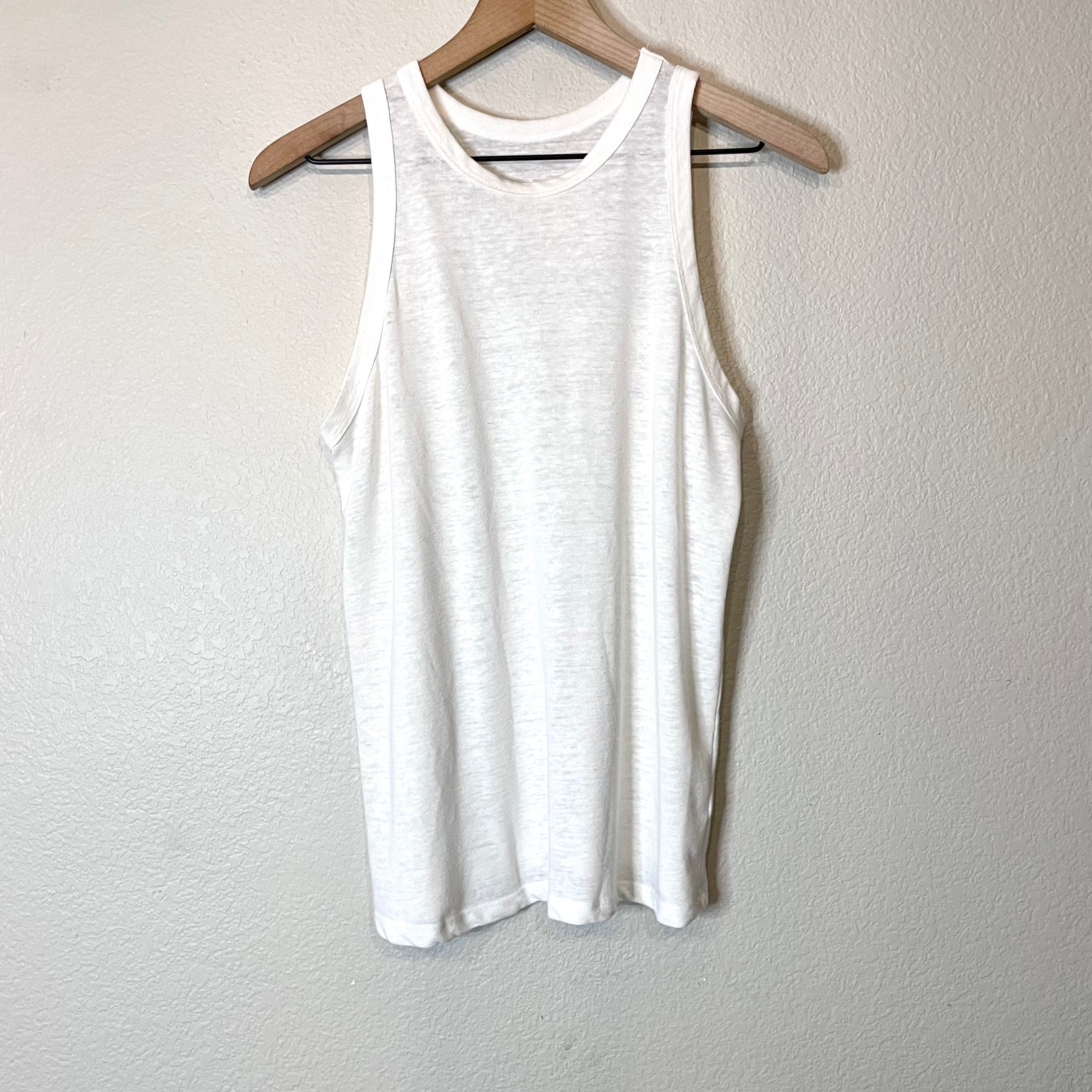 Linen Blend Tank Top