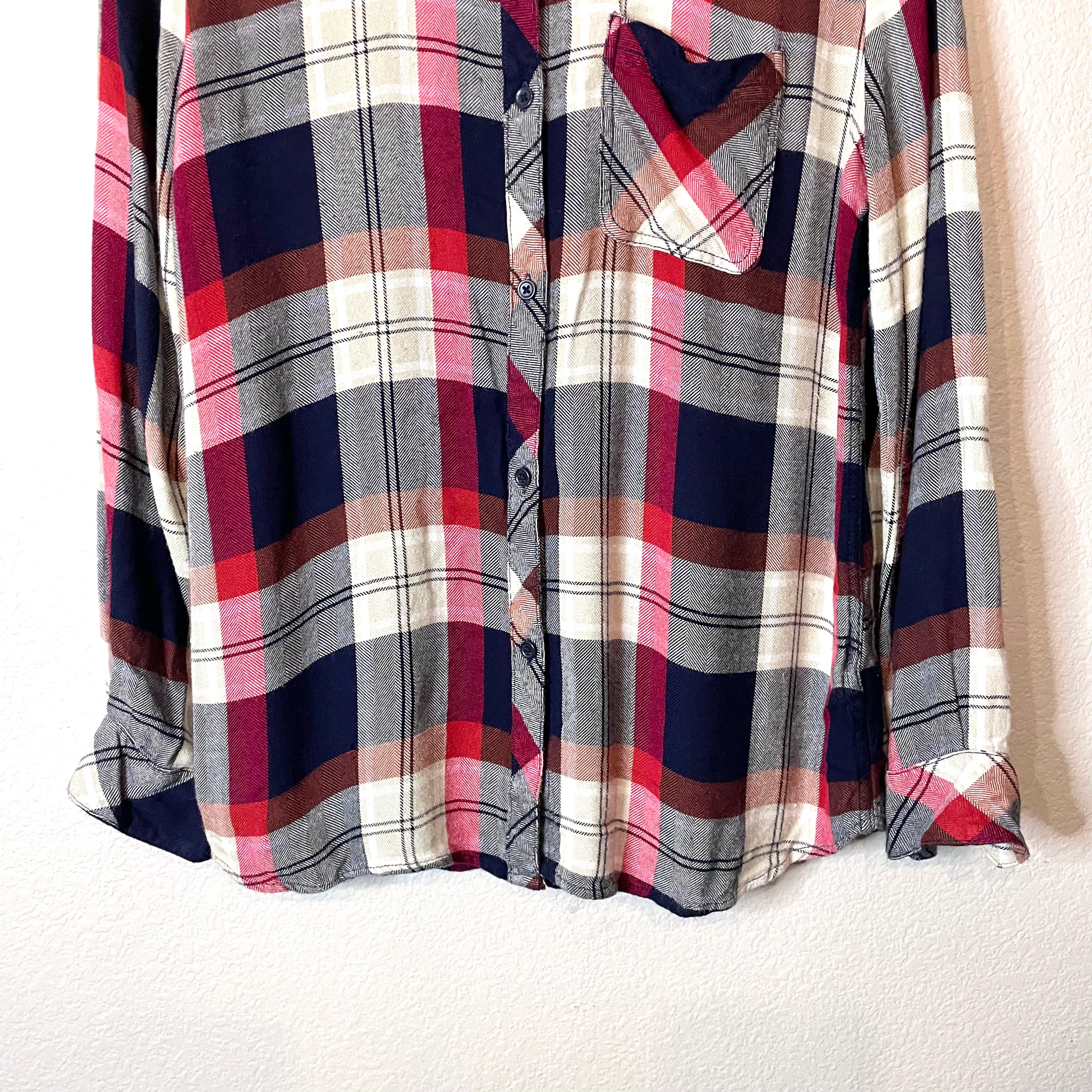 Plaid Flannel Button Down