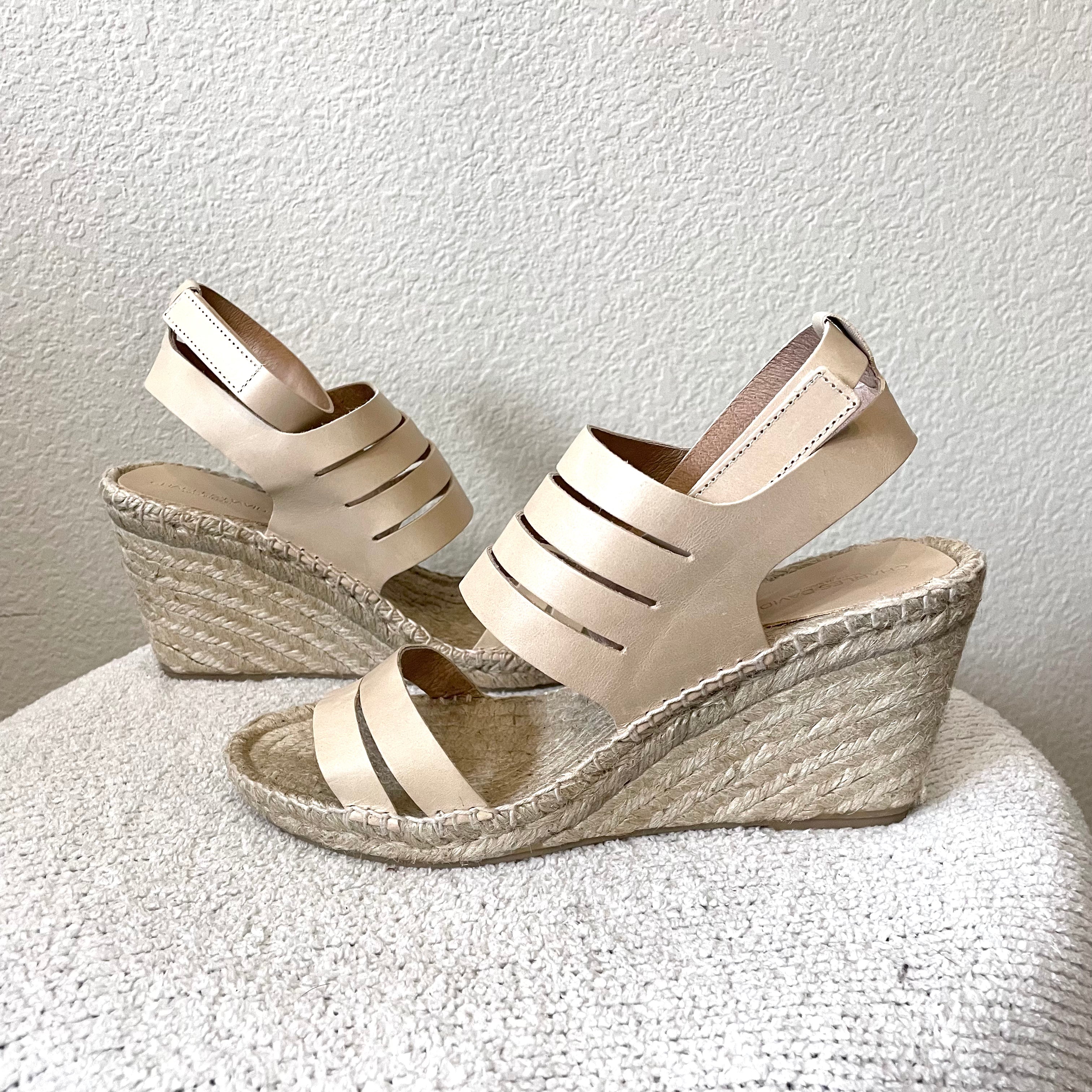 Strappy Wedge Sandals