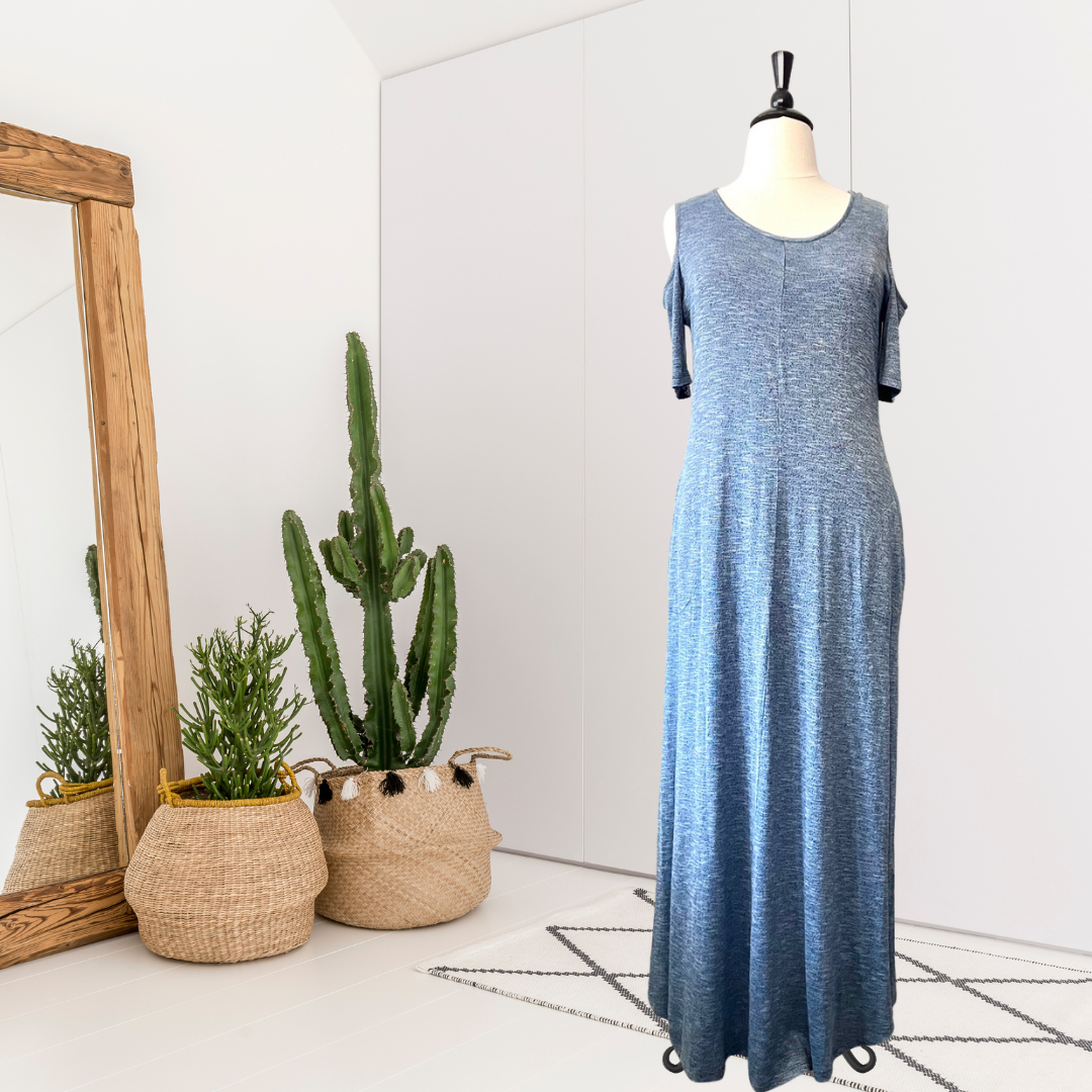 Cold Shoulder Maxi Dress