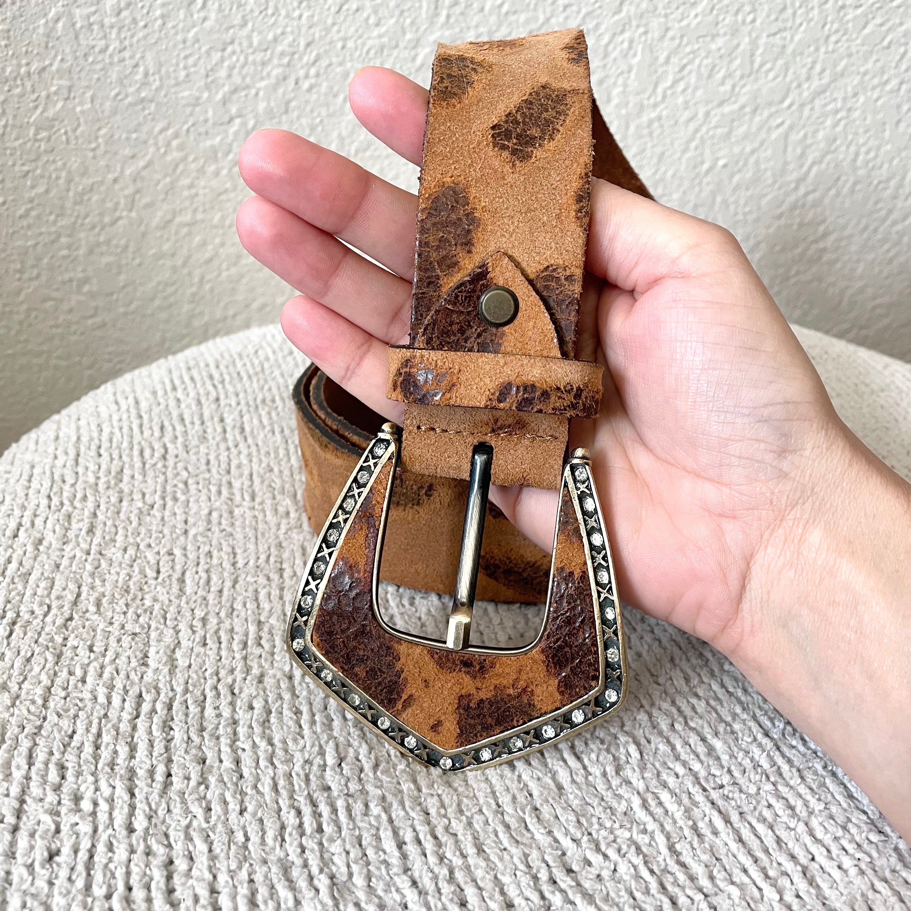 Animal Print Fashion Leather Belt