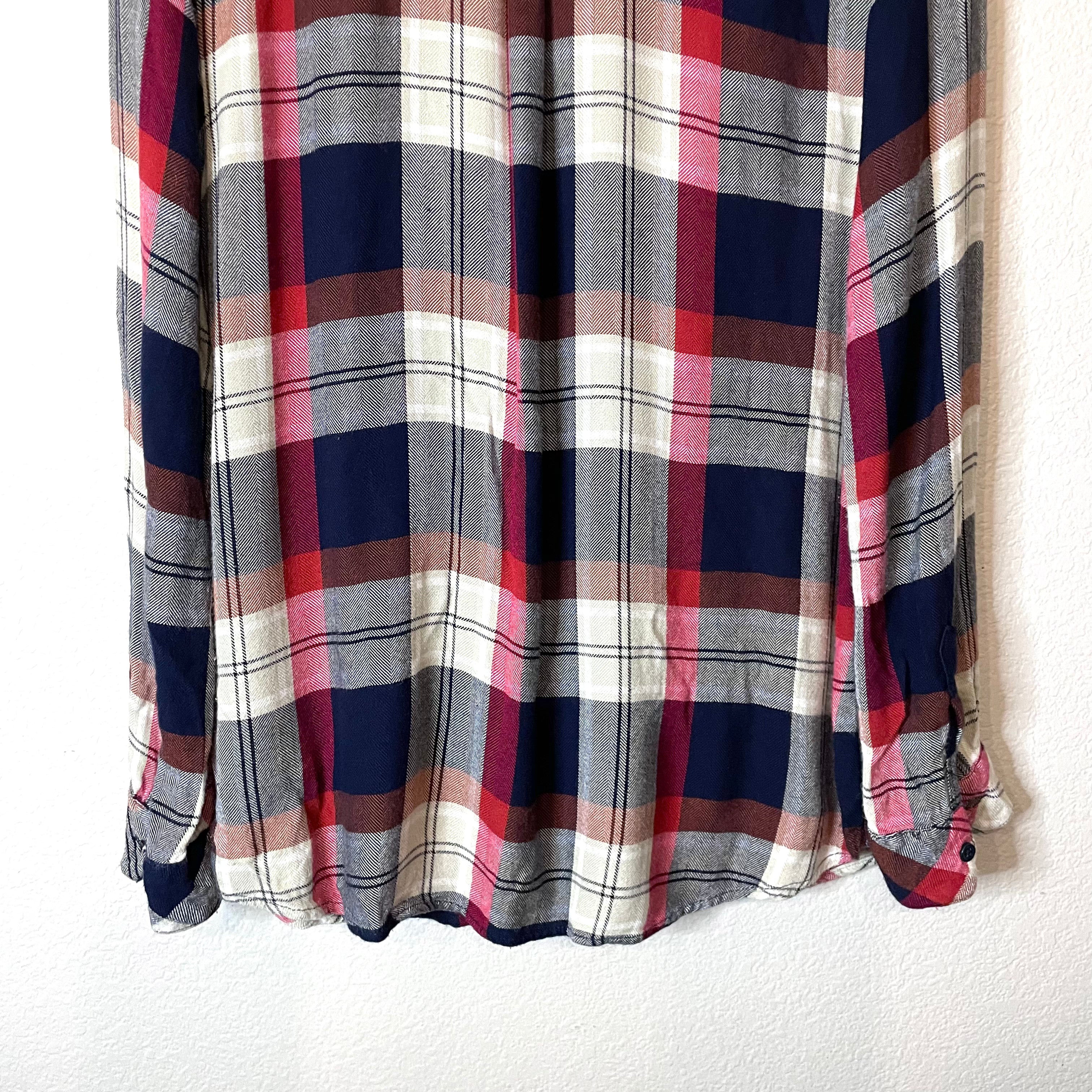 Plaid Flannel Button Down