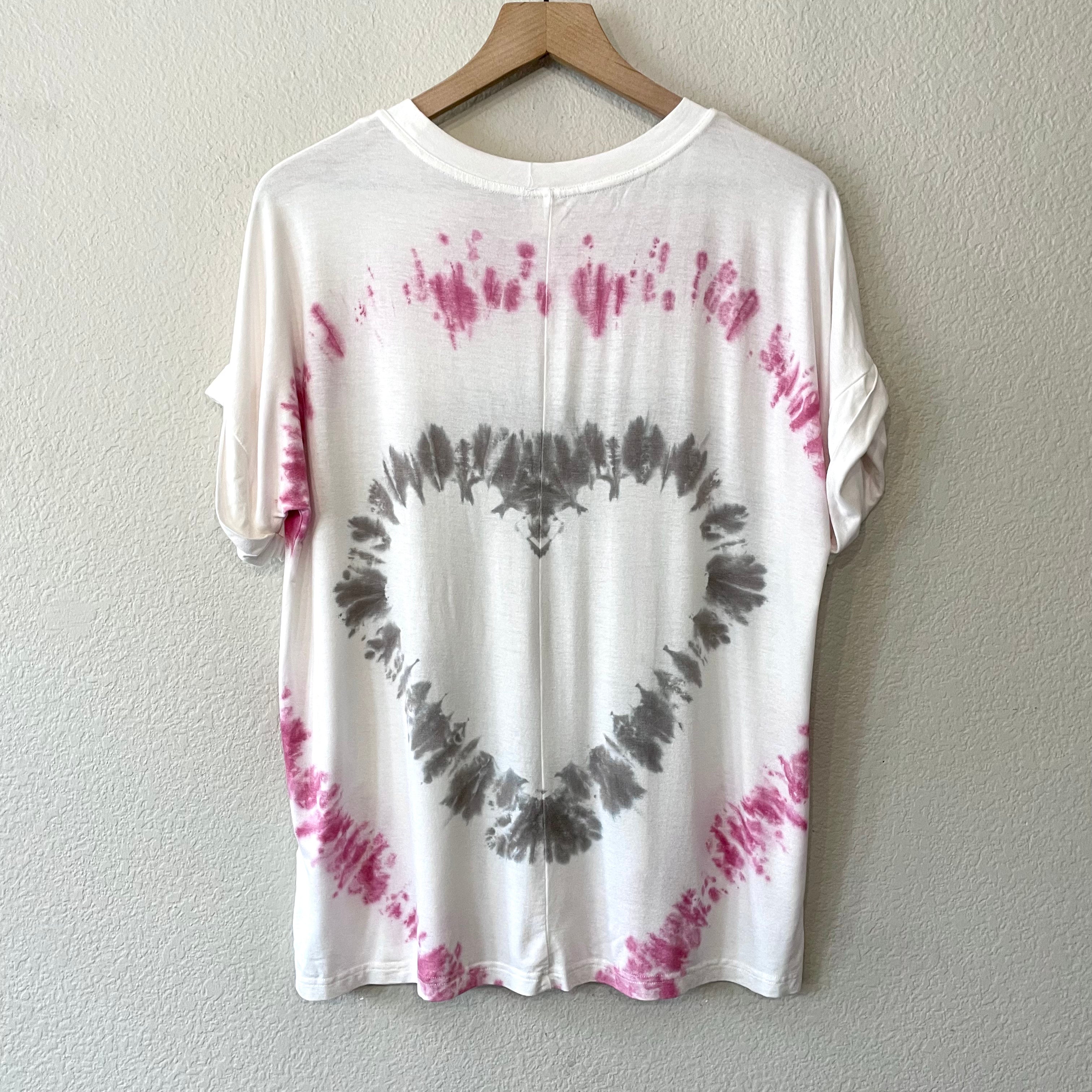 Heart Tie Dye Shirt