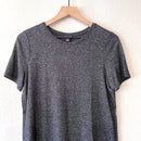 Round Hem Marled Top-3