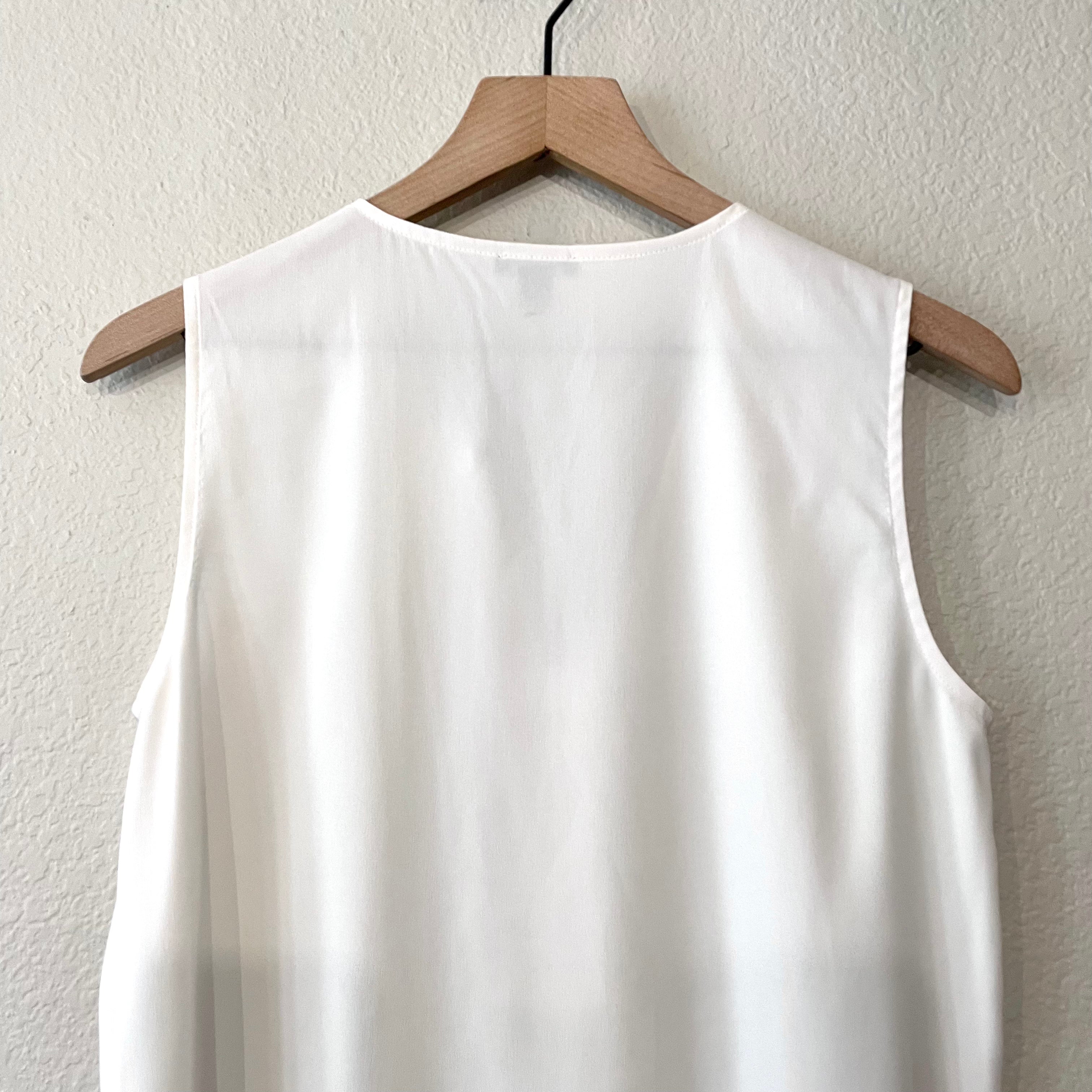 Pleated V-Neck Top