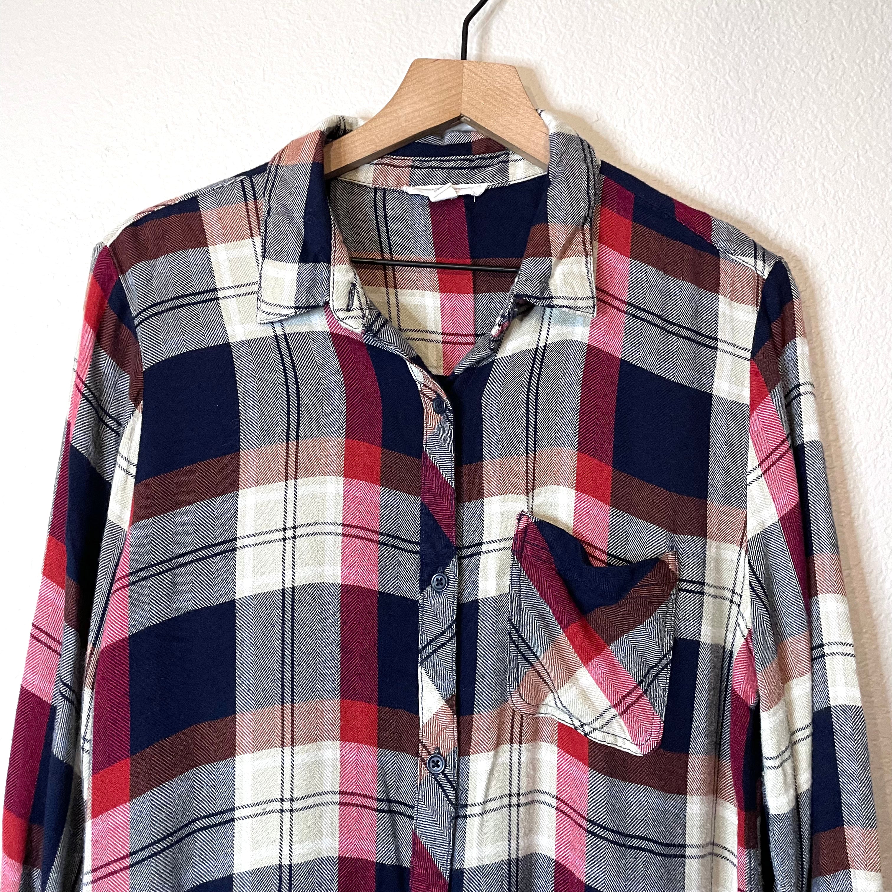 Plaid Flannel Button Down