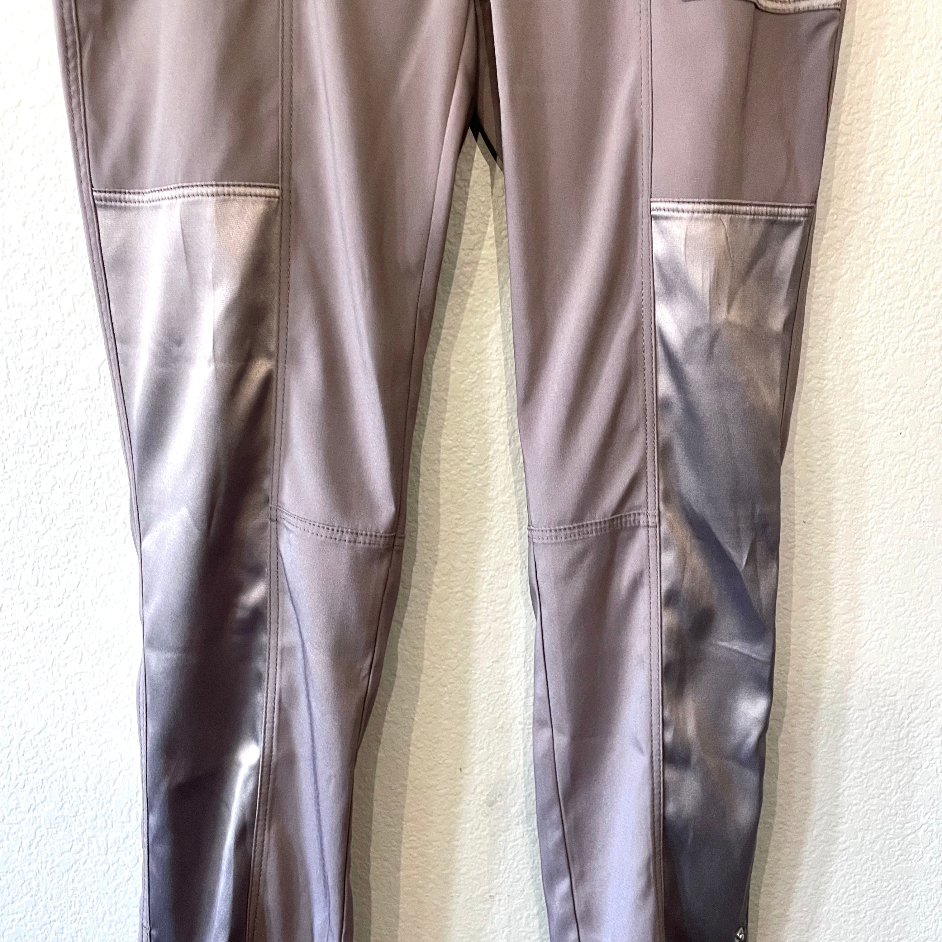 Satin Trim Roll Up Pants