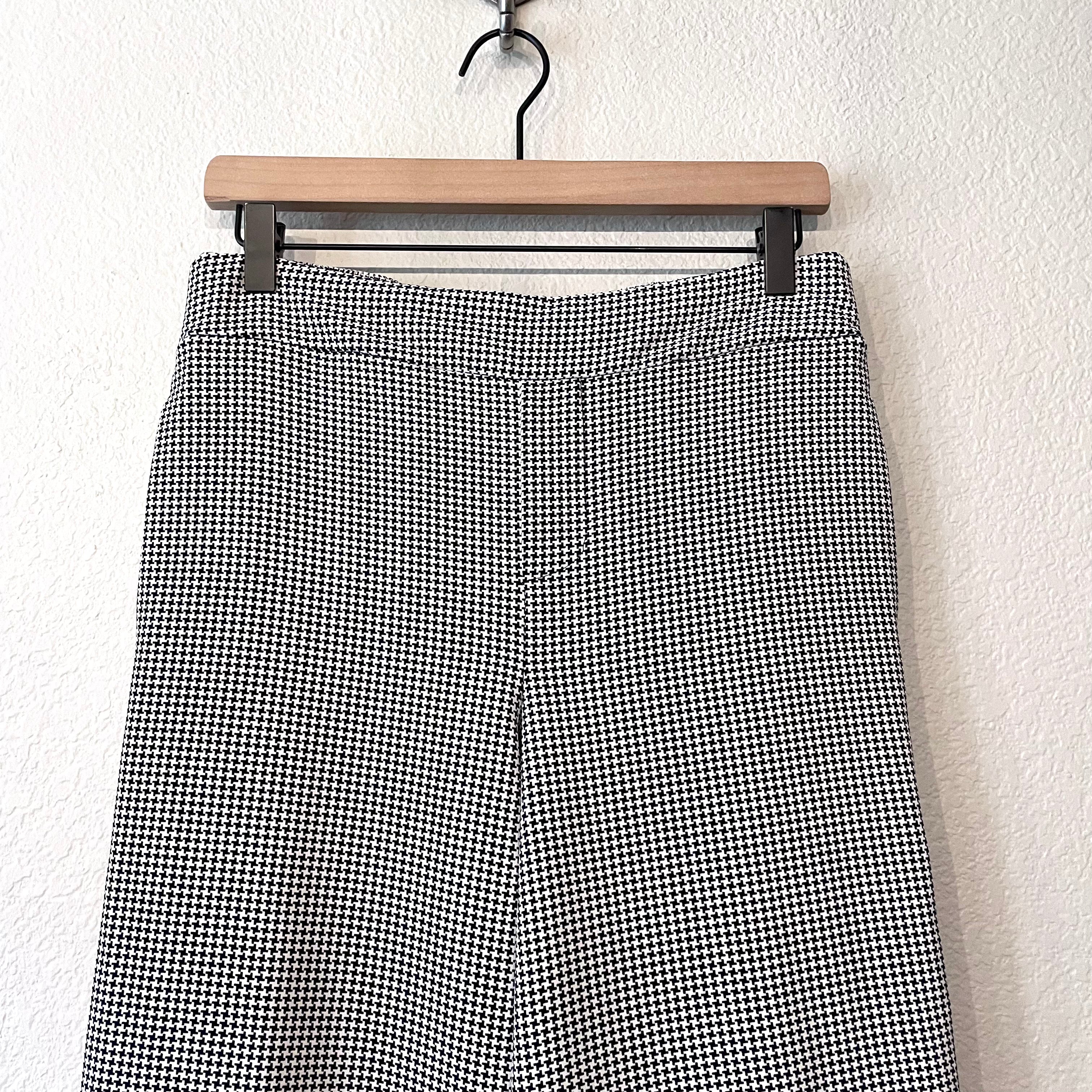 Houndstooth Snap Pants