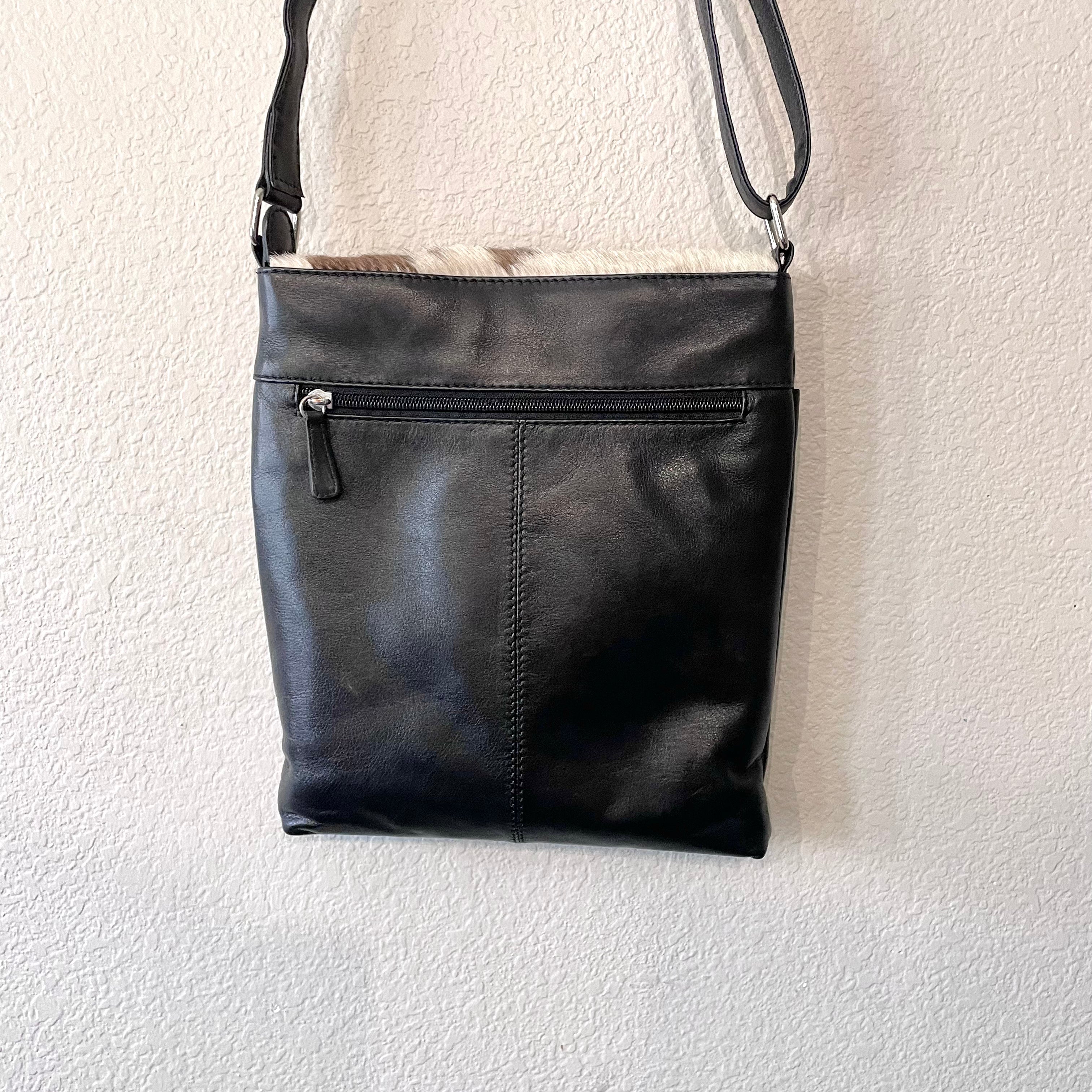 Calf Hair Flap Crossbody