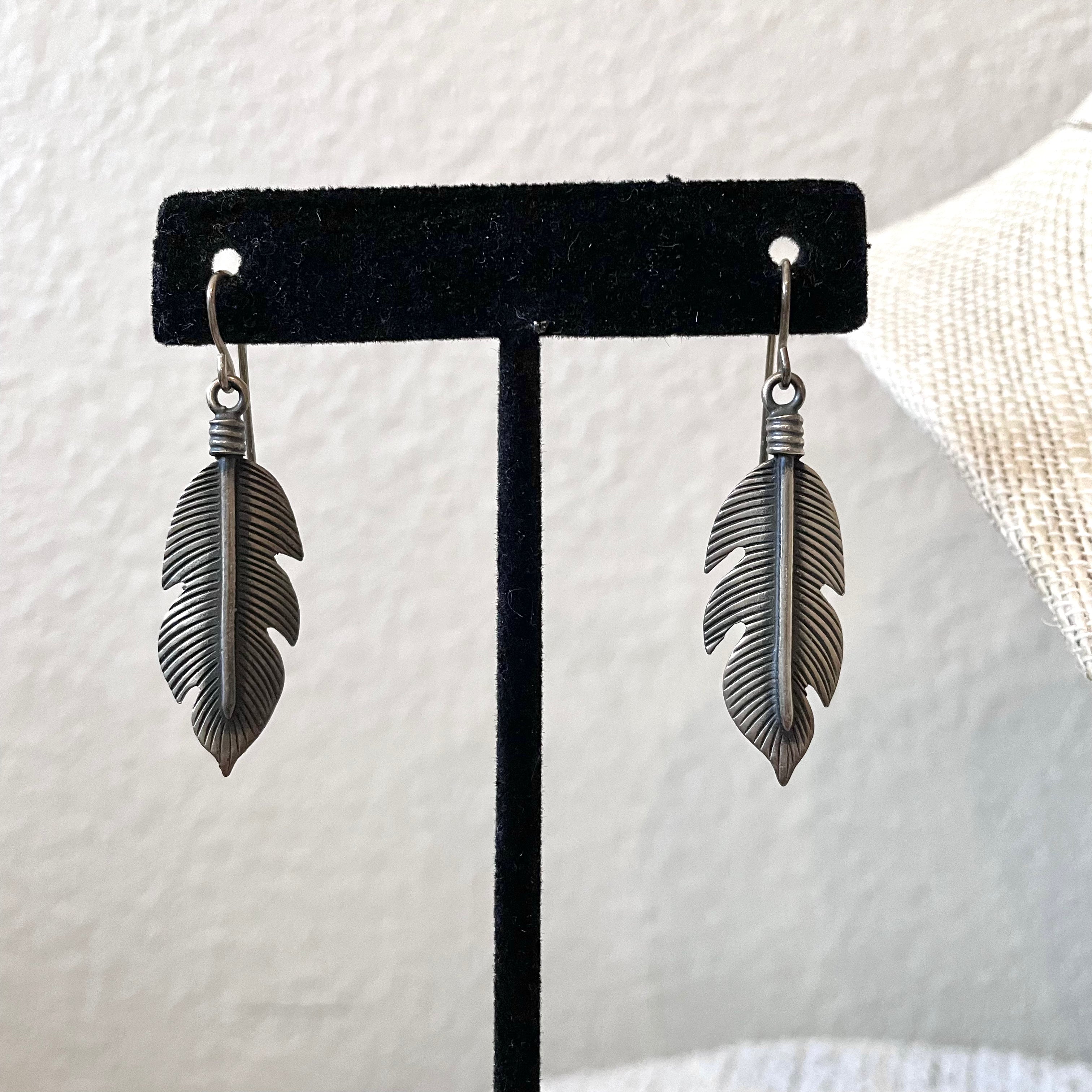 Sterling Silver Feather Set