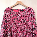 Floral Accordion Pleated Blouse-3