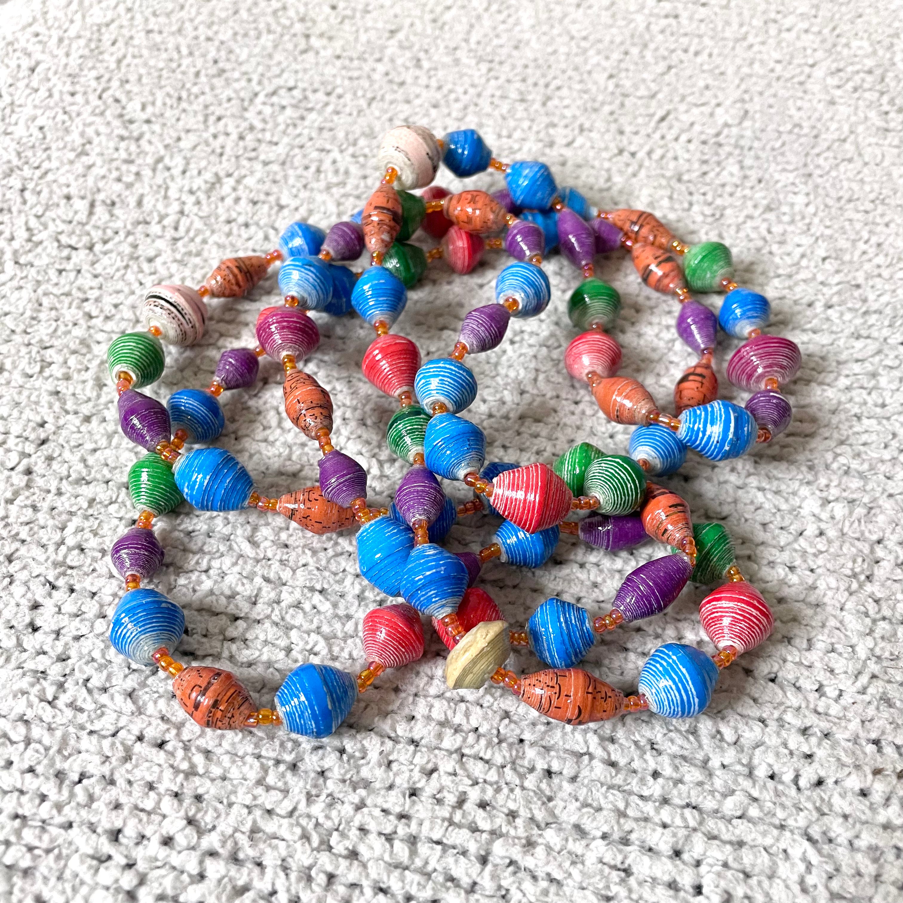 Paper Bead Necklace