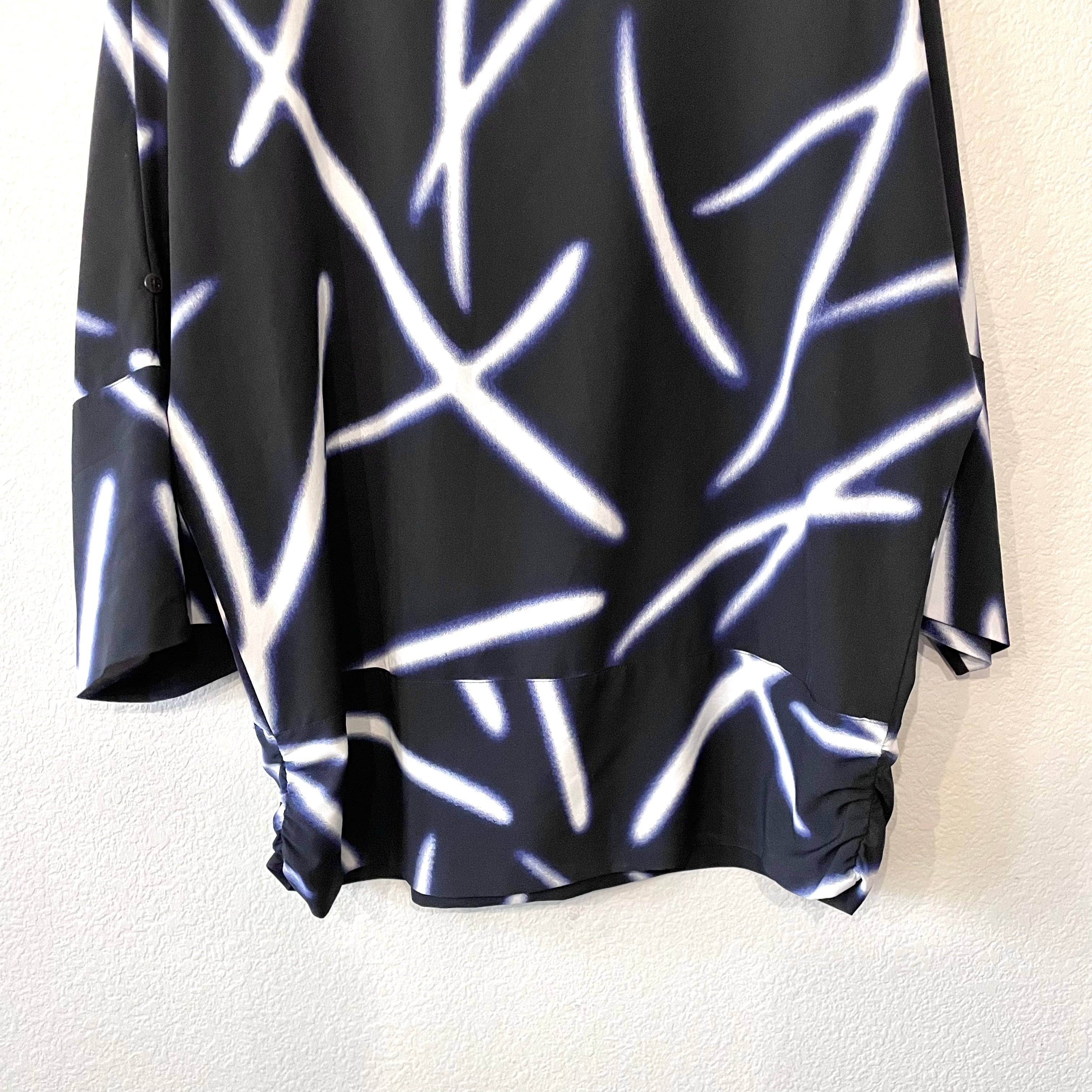 Dolman Abstract Blouse