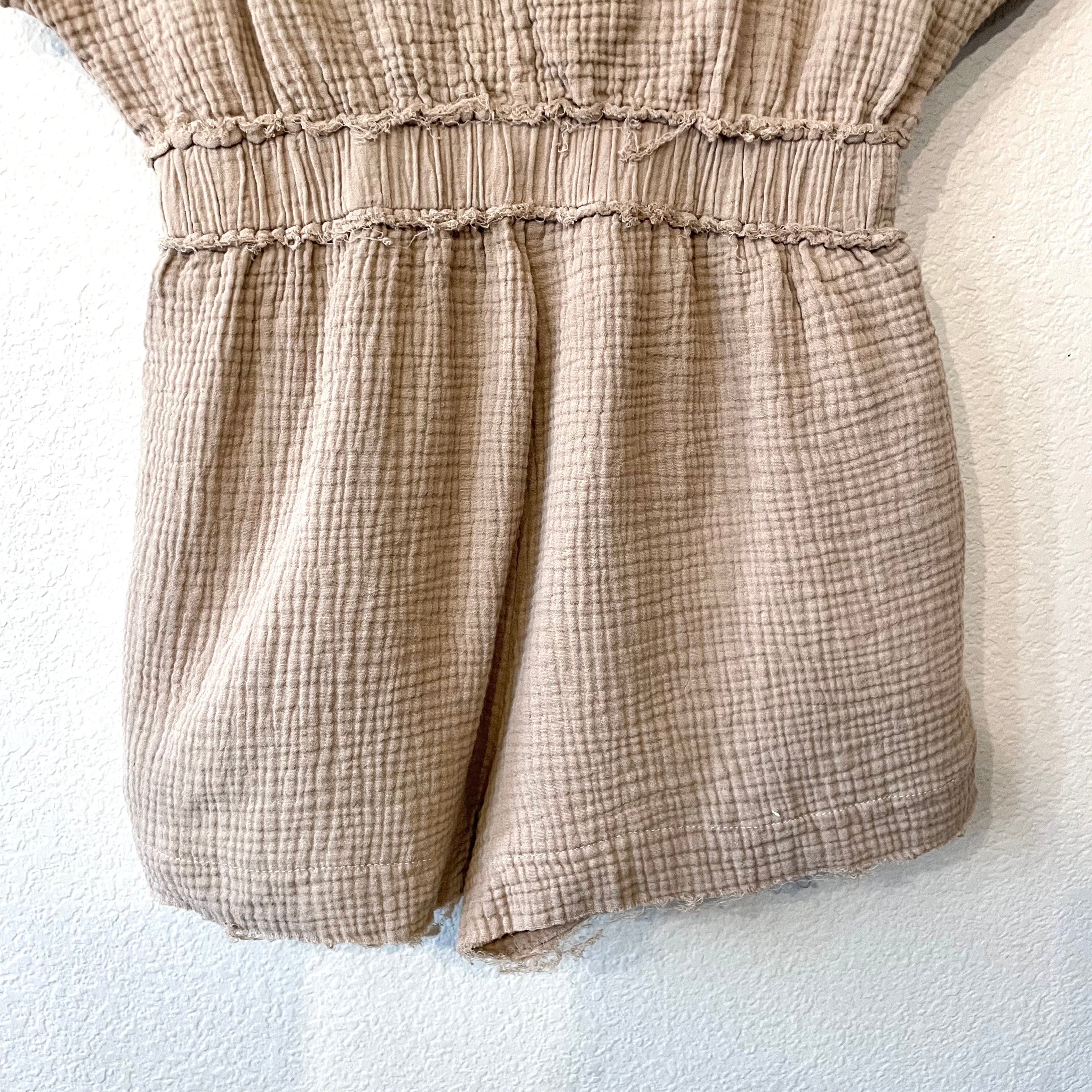 Cotton Gauze Romper