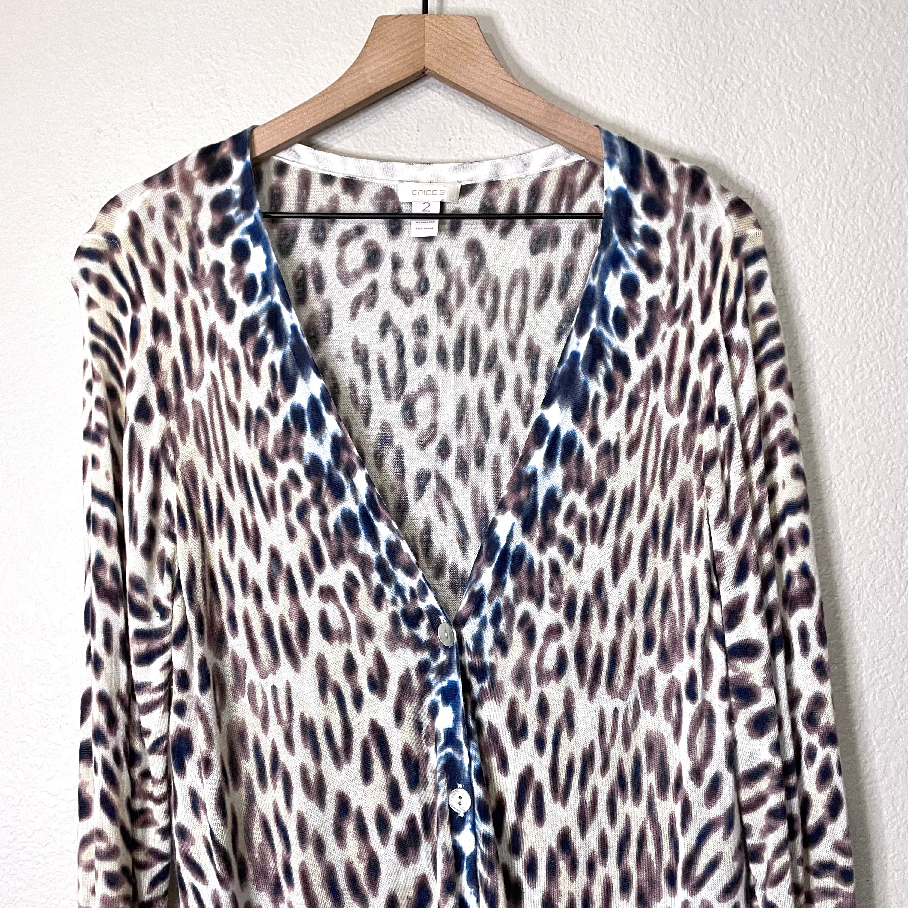 Leopard Print Cardigan