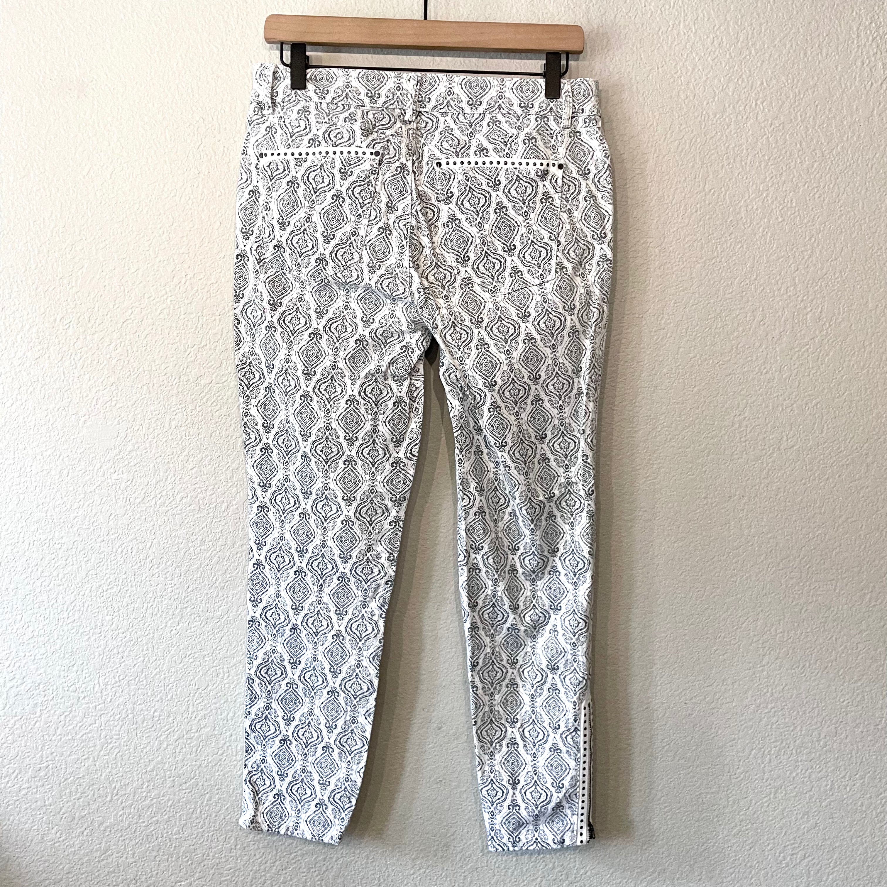 Patterned Skinny Jeans