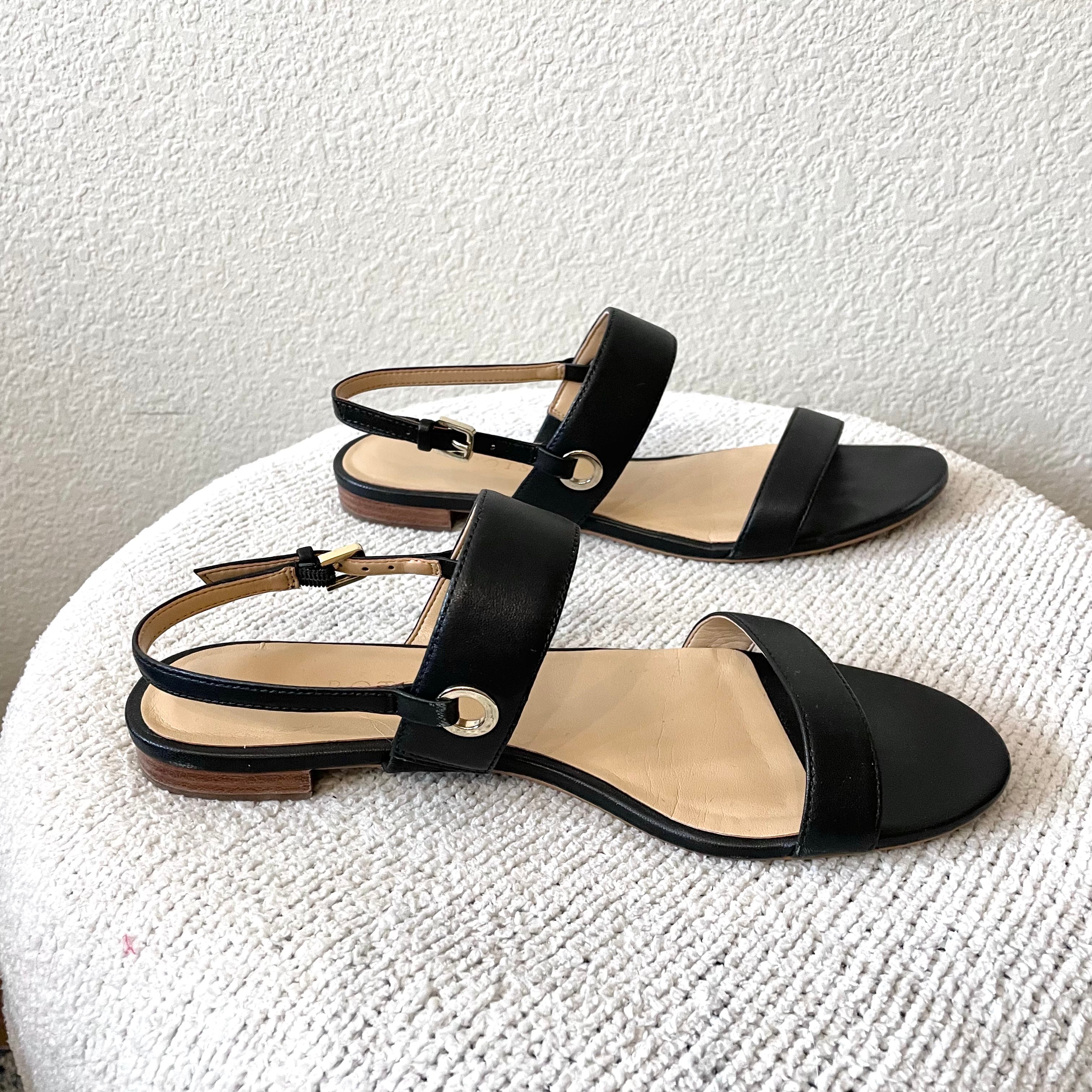 Open Toe Keyhole Sandals