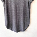 Round Hem Marled Top-5