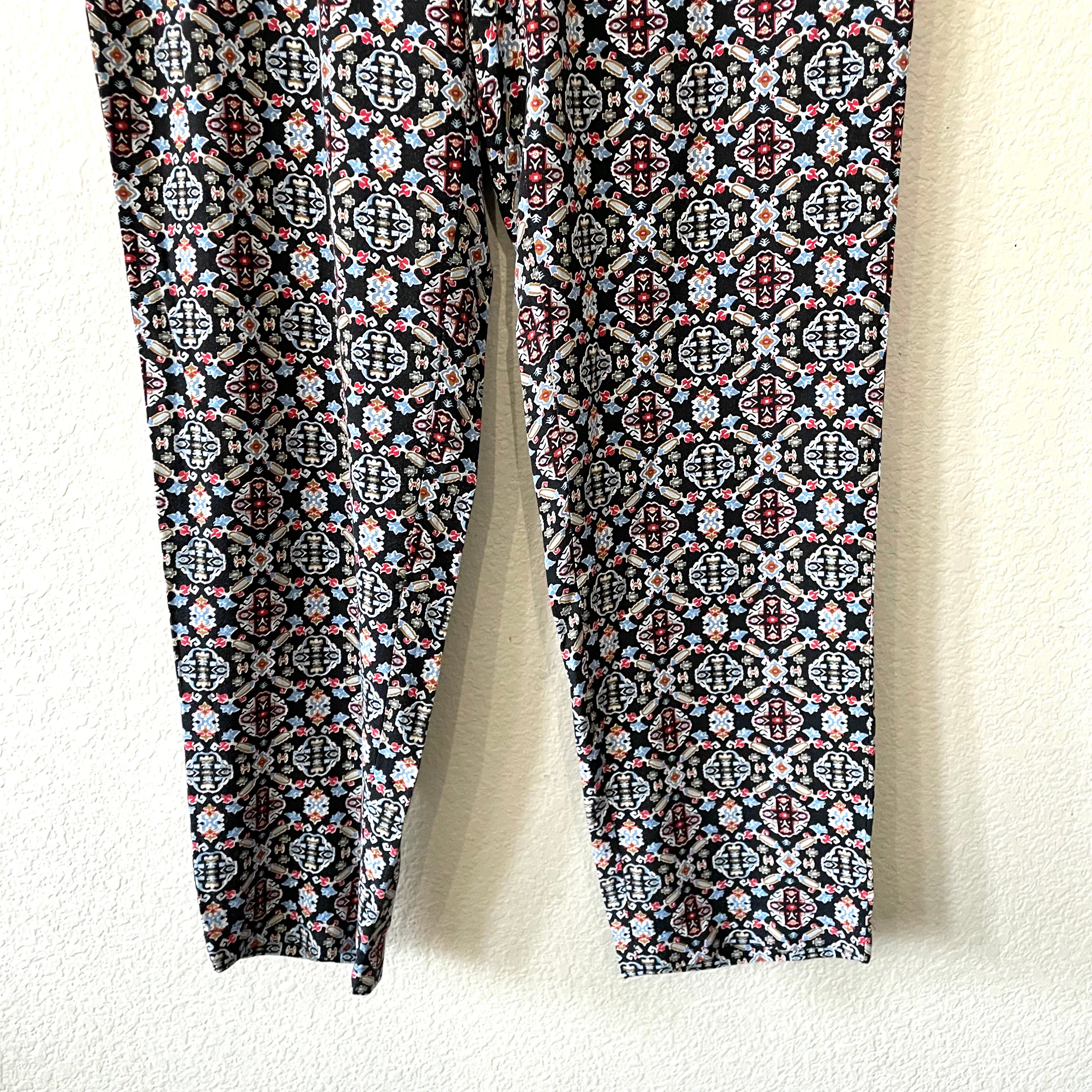 Medallion Print Pants