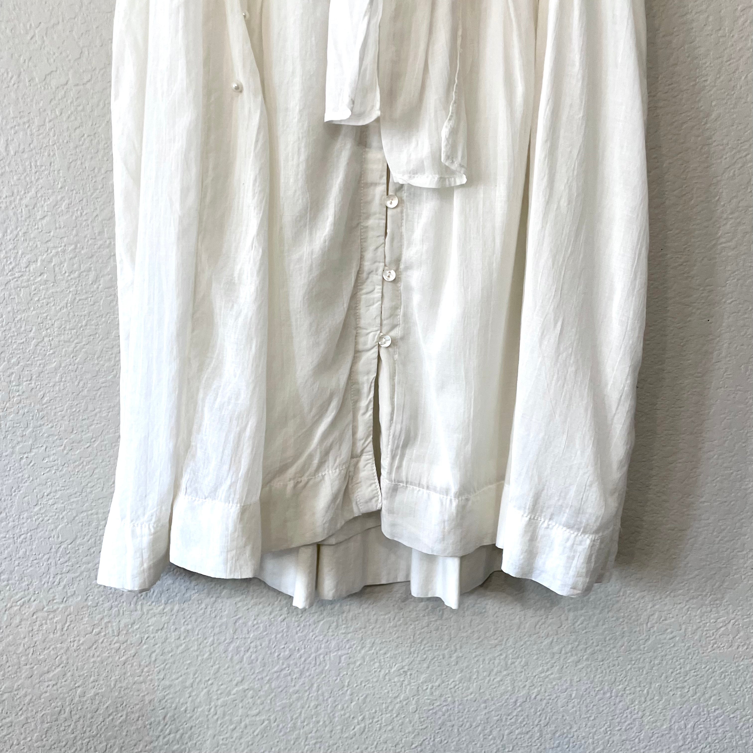 Pearl Trim Blouse