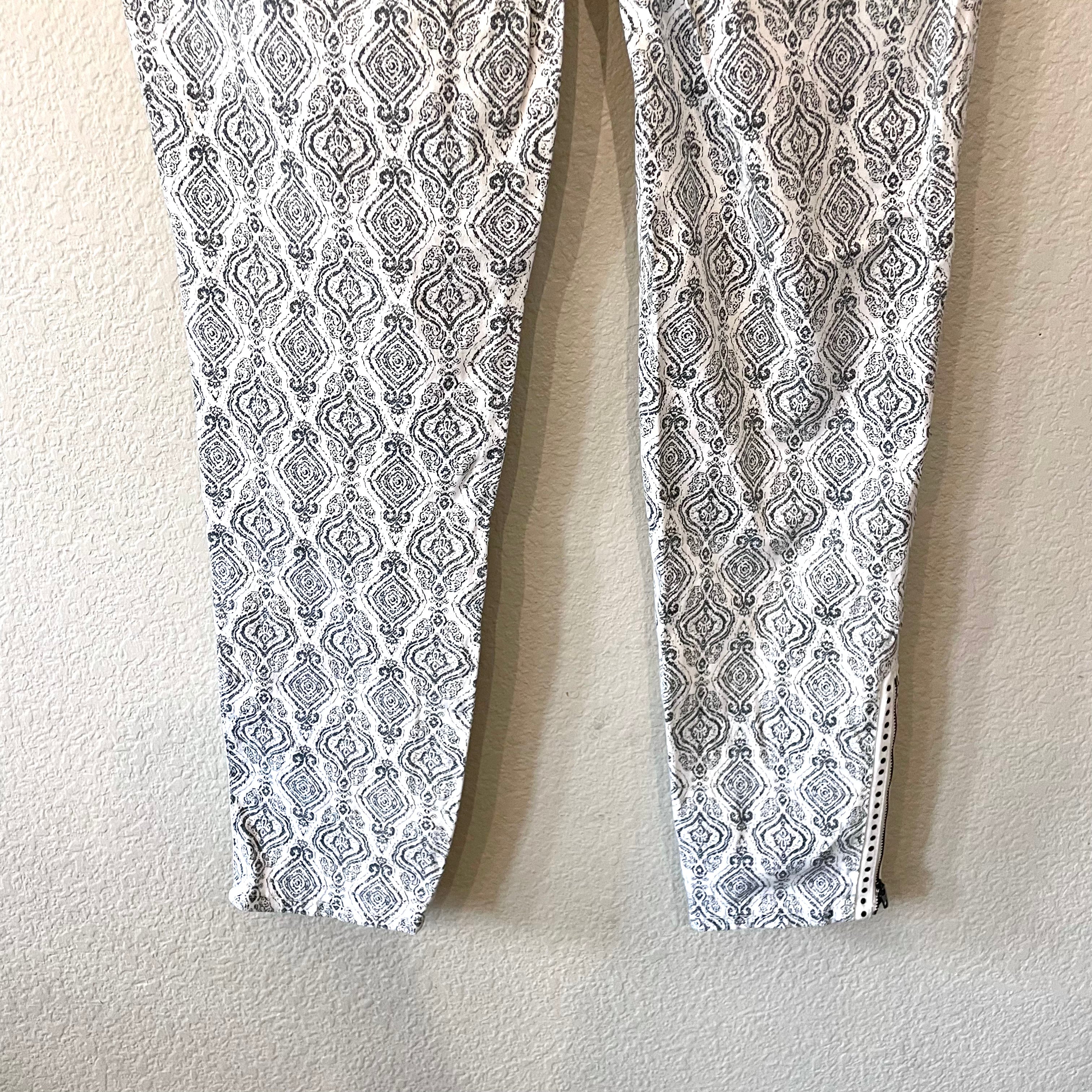 Patterned Skinny Jeans