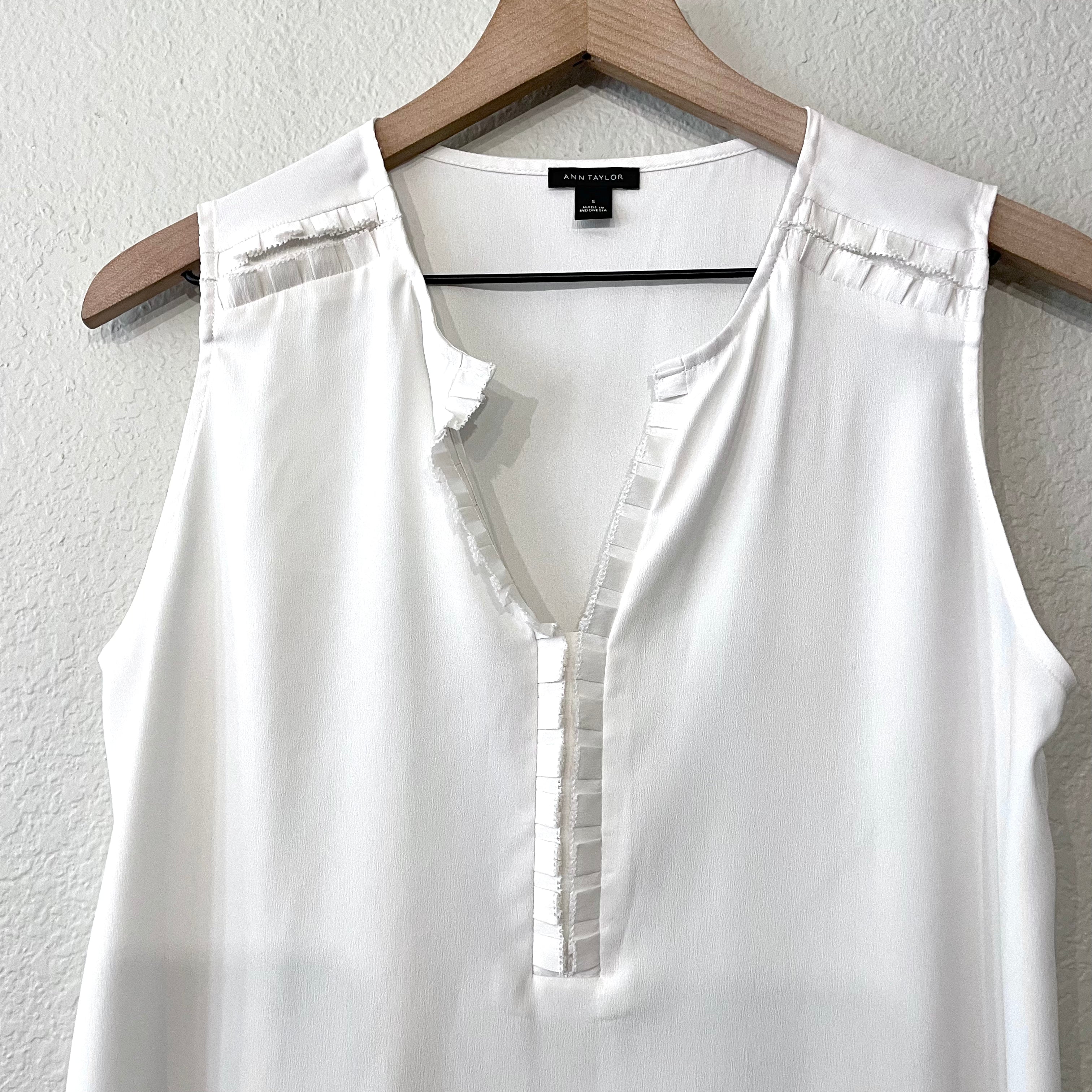 Pleated V-Neck Top