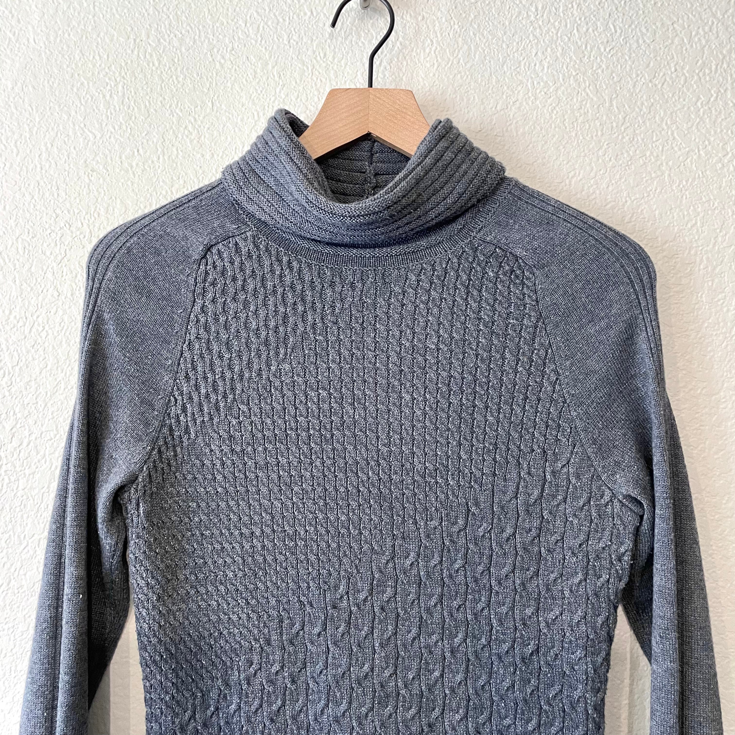 Cable Knit Turtleneck Sweater