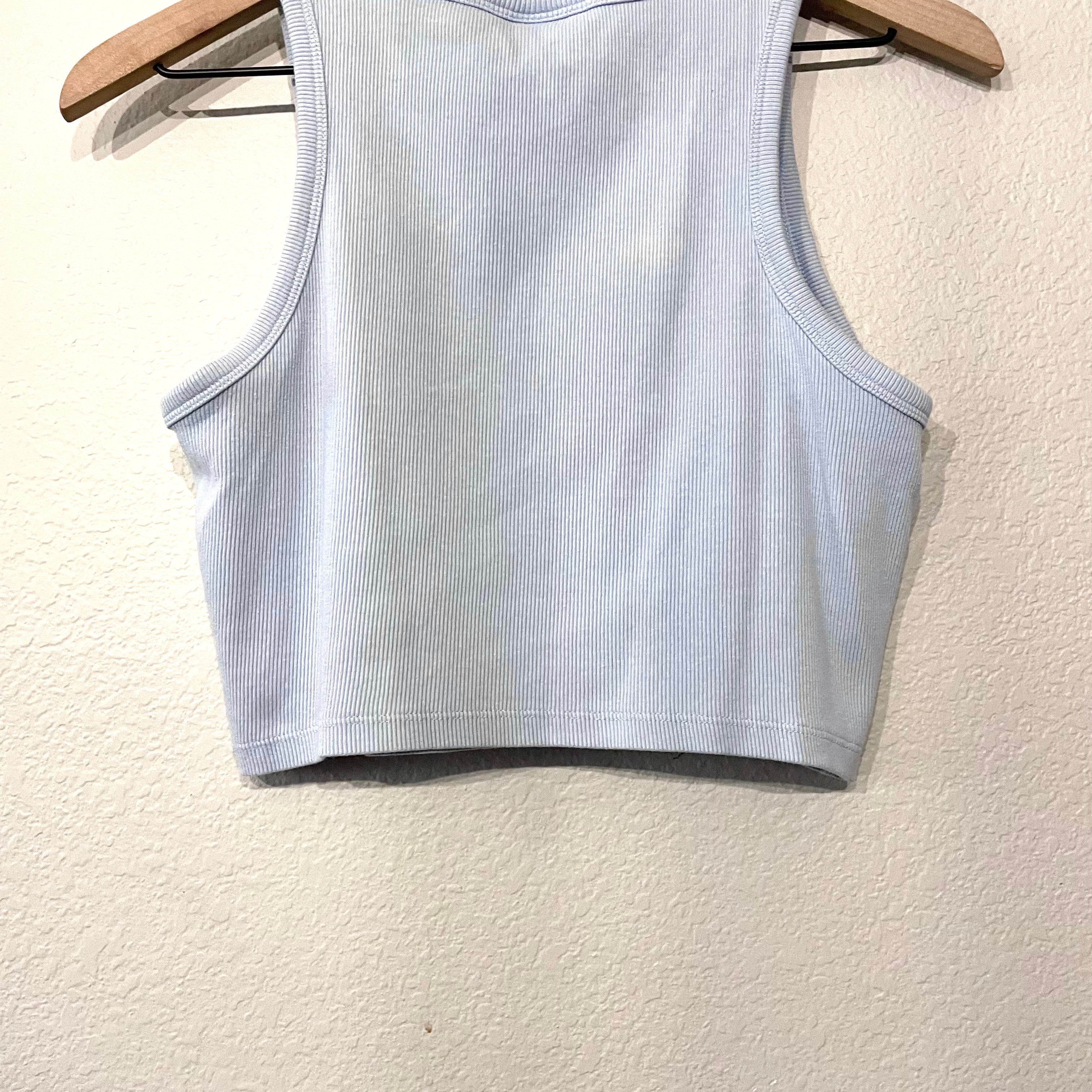 Ribbed Cropped Tank Top