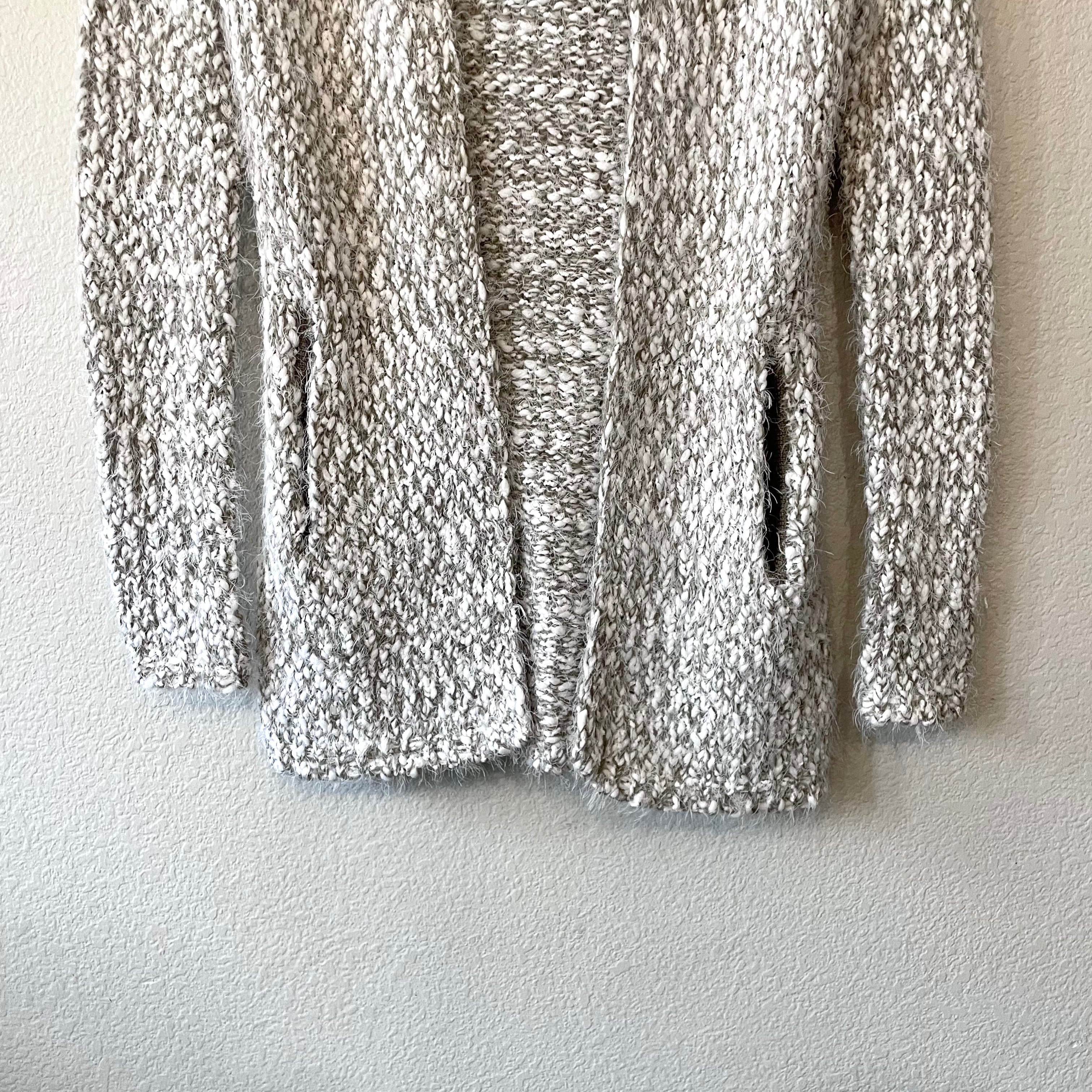 Chenille Hooded Cardigan