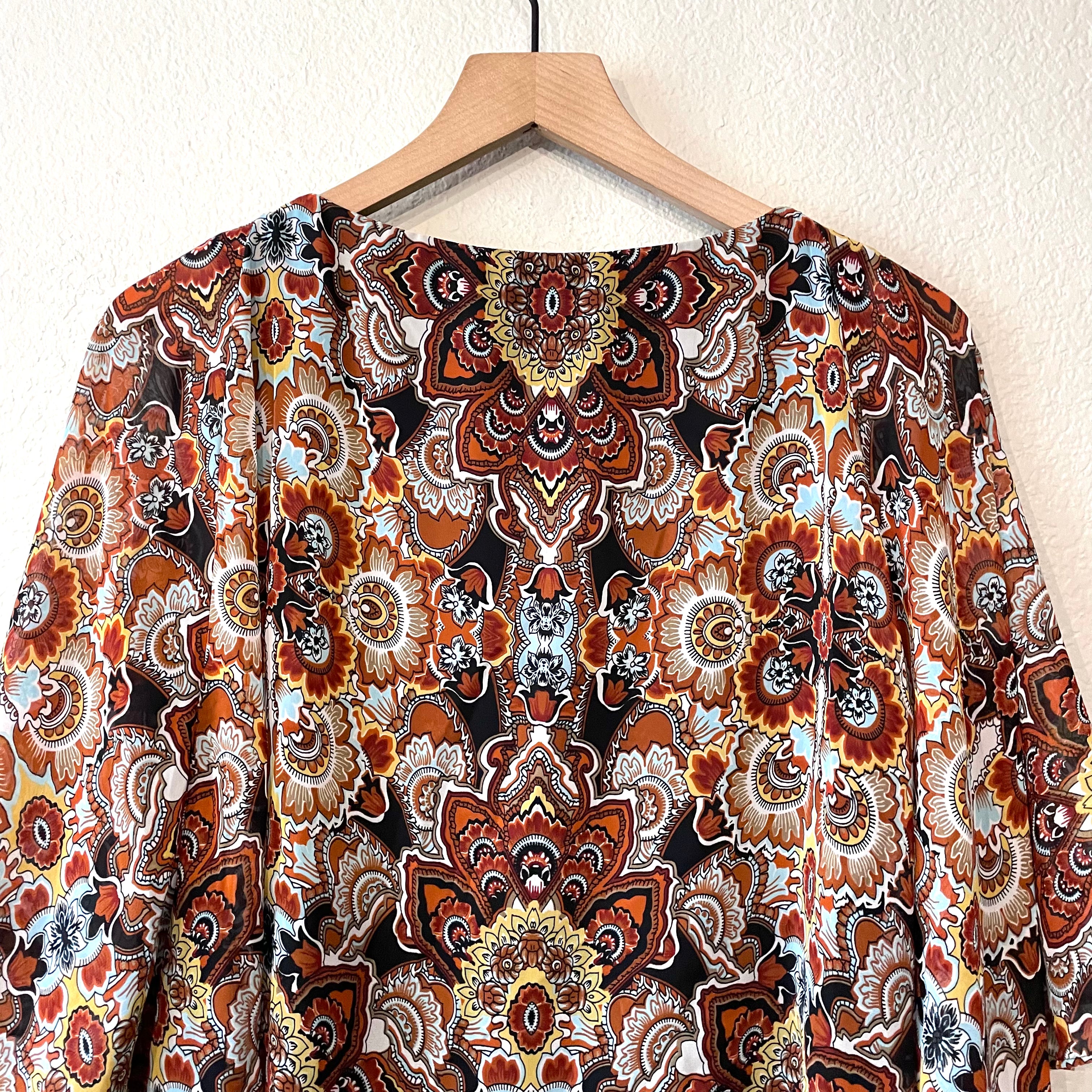 Floral Banded Waist Blouse