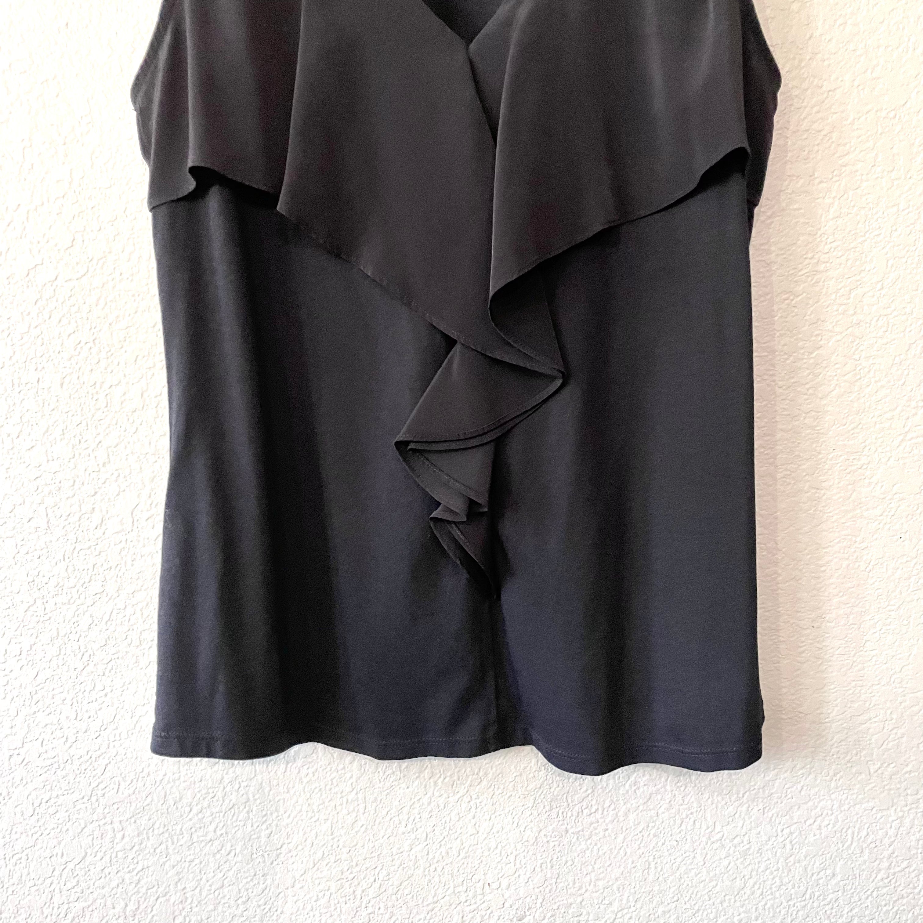 Sleeveless Ruffle Top