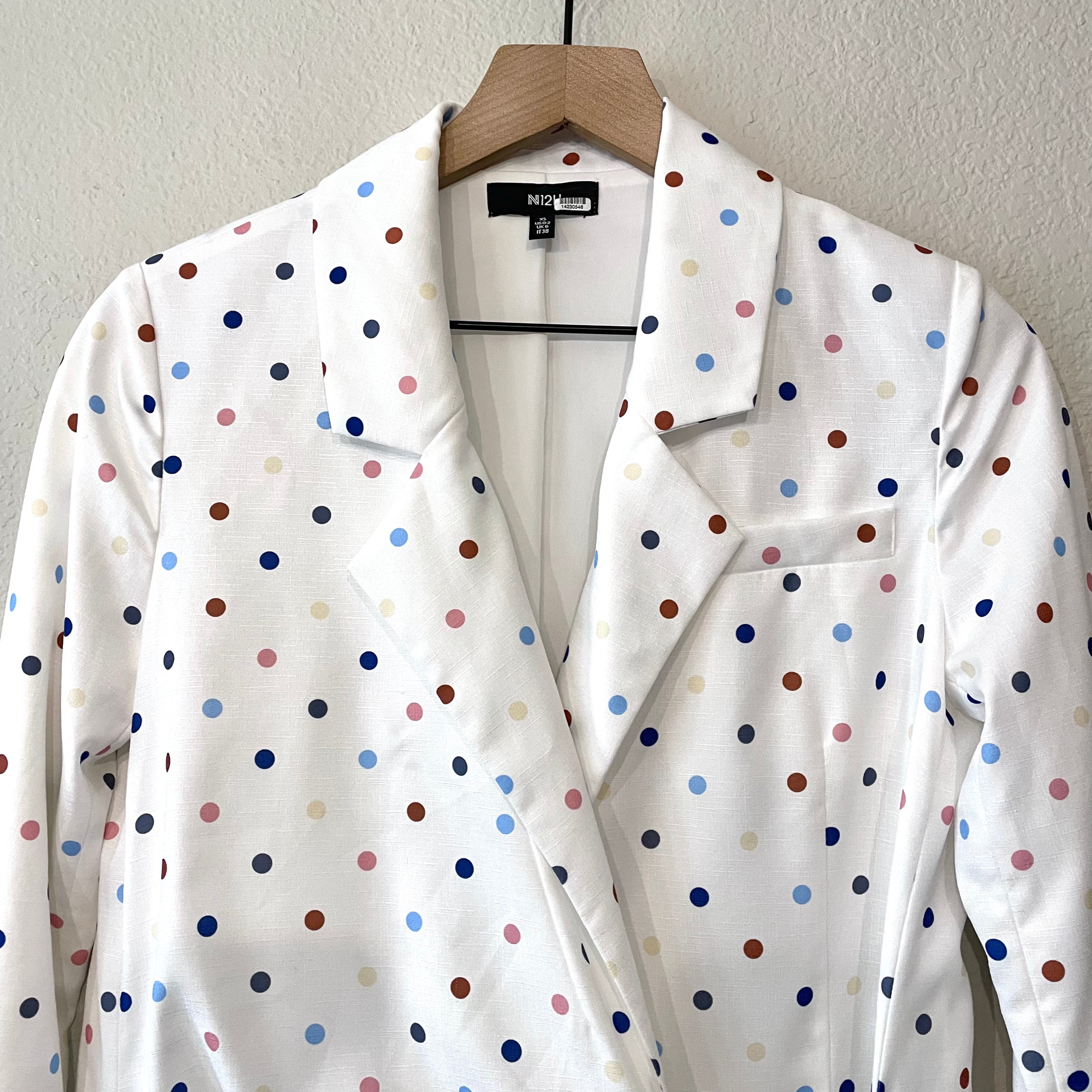 Polka Dot Blazer