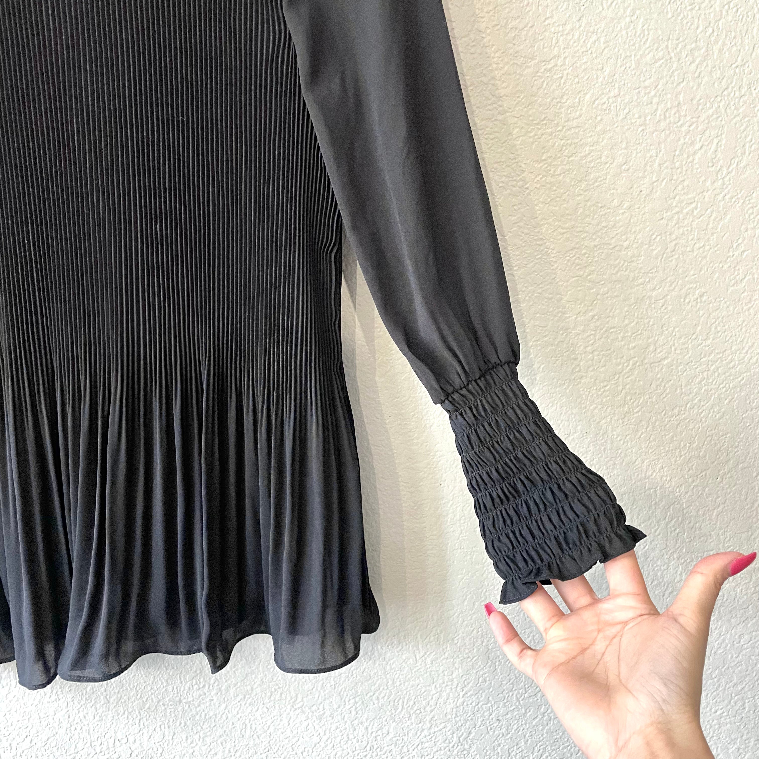 Accordion Pleated Blouse