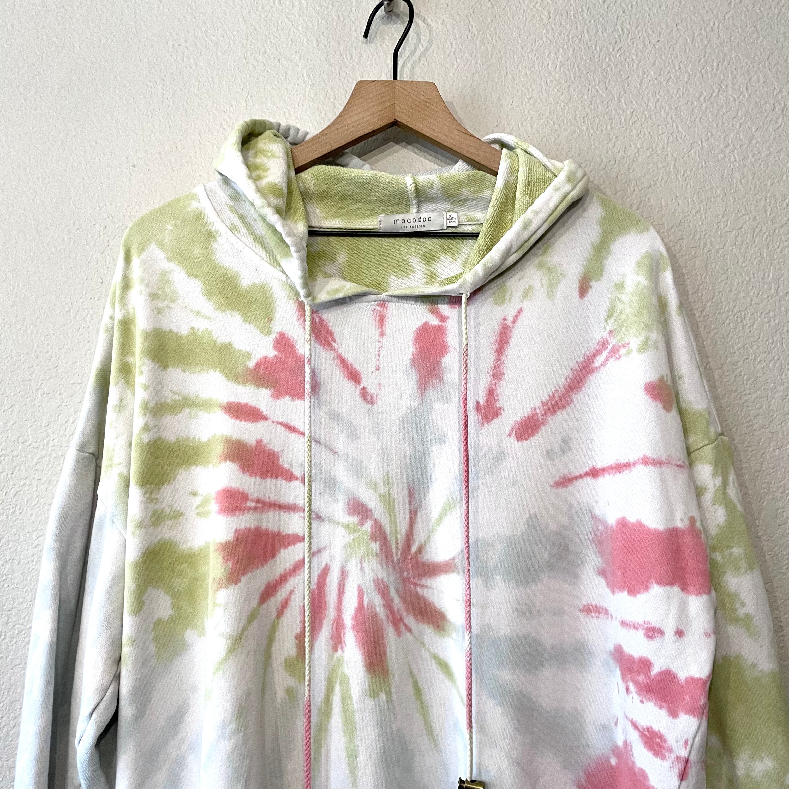 Tie Dye Sweatshirt Dress